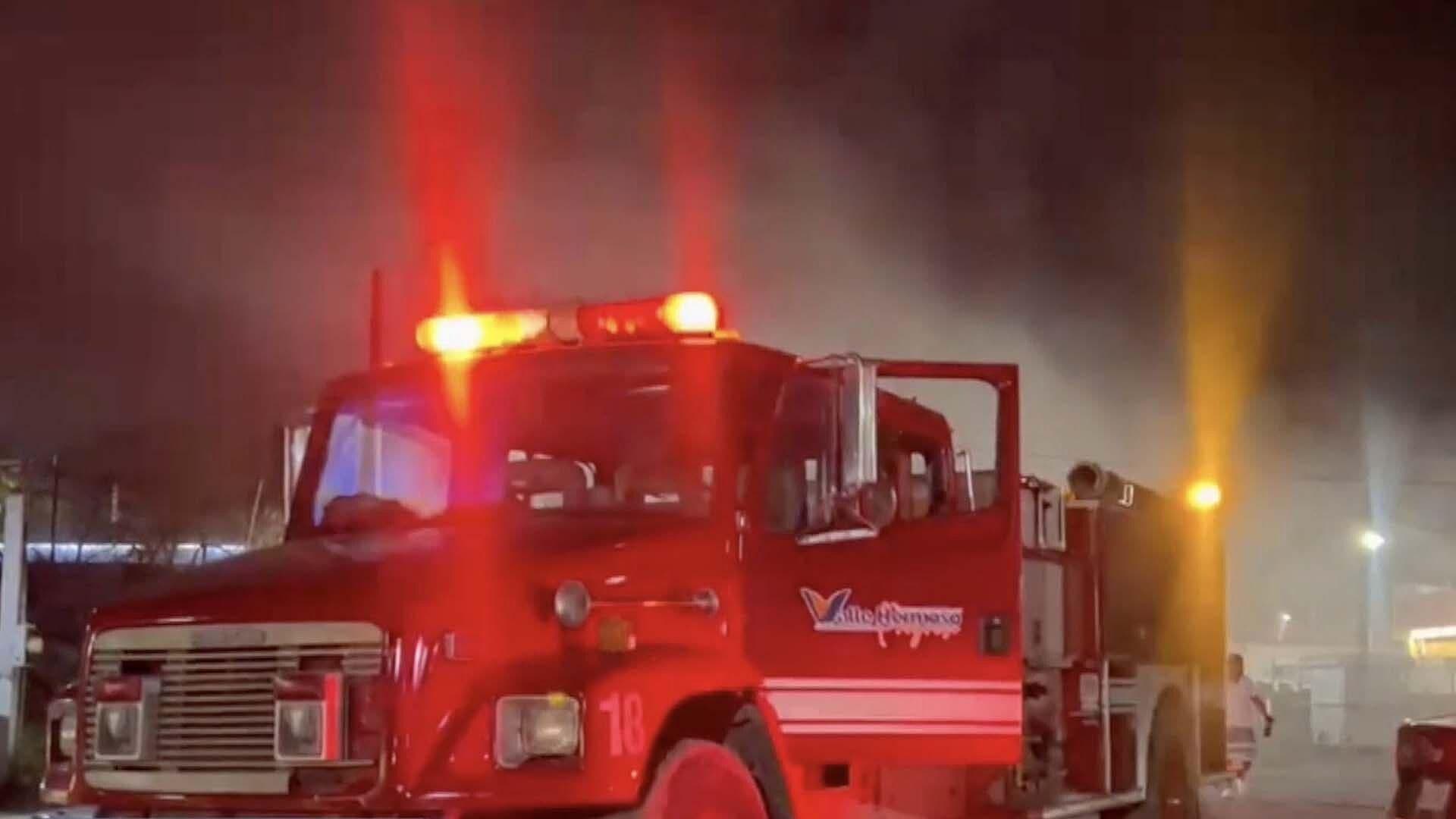 Incendio en Valle Hermoso Moviliza a Bomberos