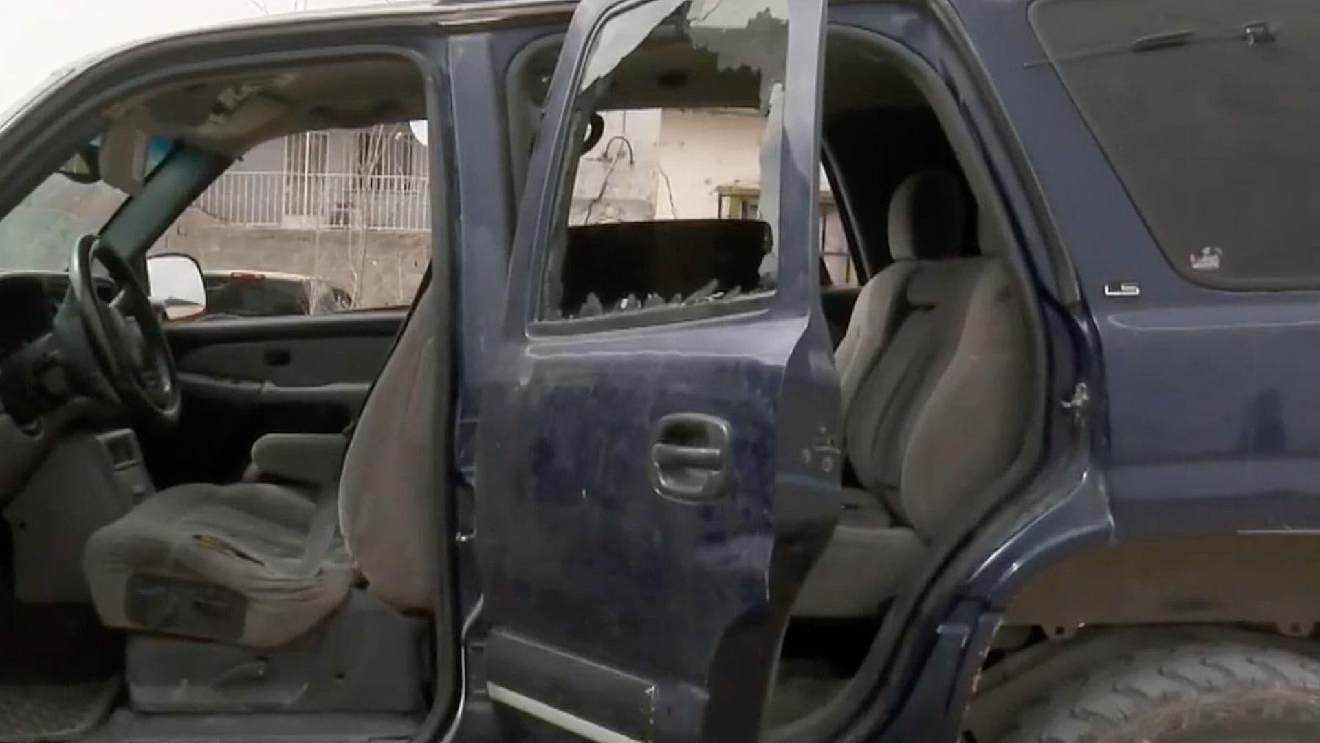 Aseguran Cuatro Camionetas Baleadas en San Agustín; Una Tenía Reporte de Robo