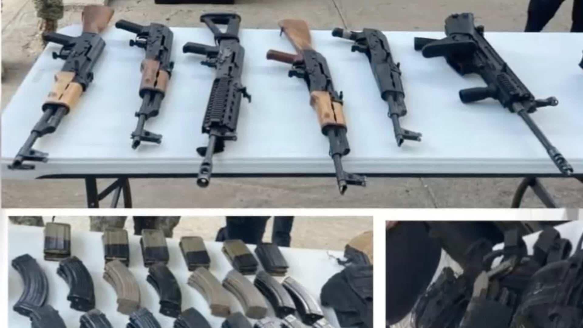 Cateos Aseguran Arsenal e Indicios Delictivos en Caborca y Pitiquito
