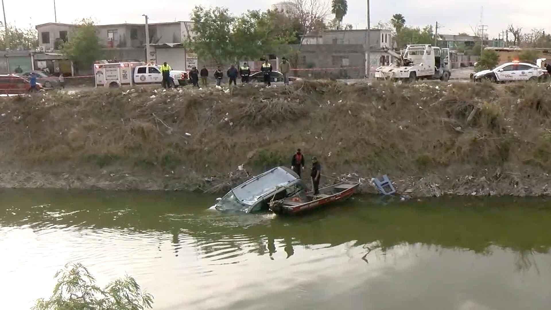 Muere Hombre al Volcarse sobre el Canal Rodhe en Reynosa