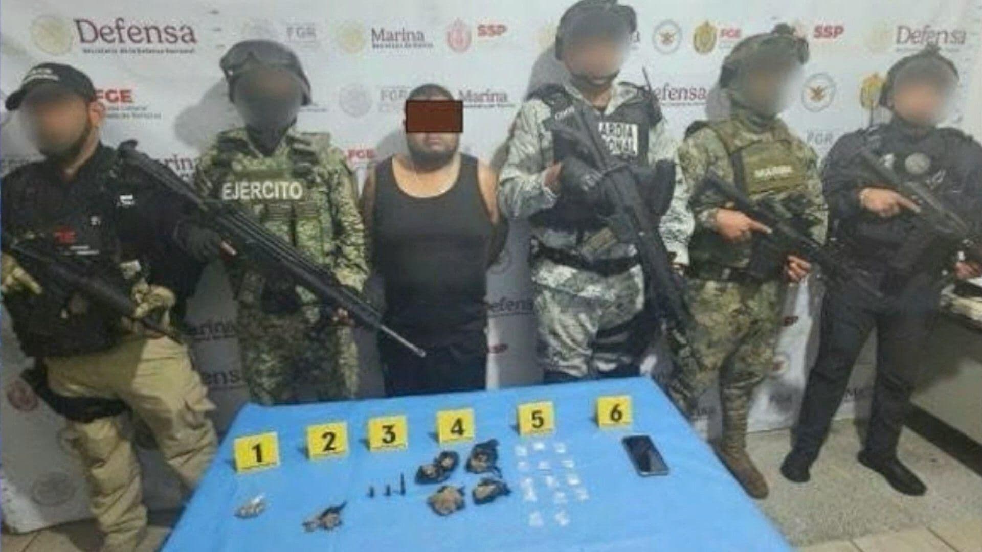 Hombre es Detenido con Drogas Durante Cateo en Ciudad Mendoza, Veracruz