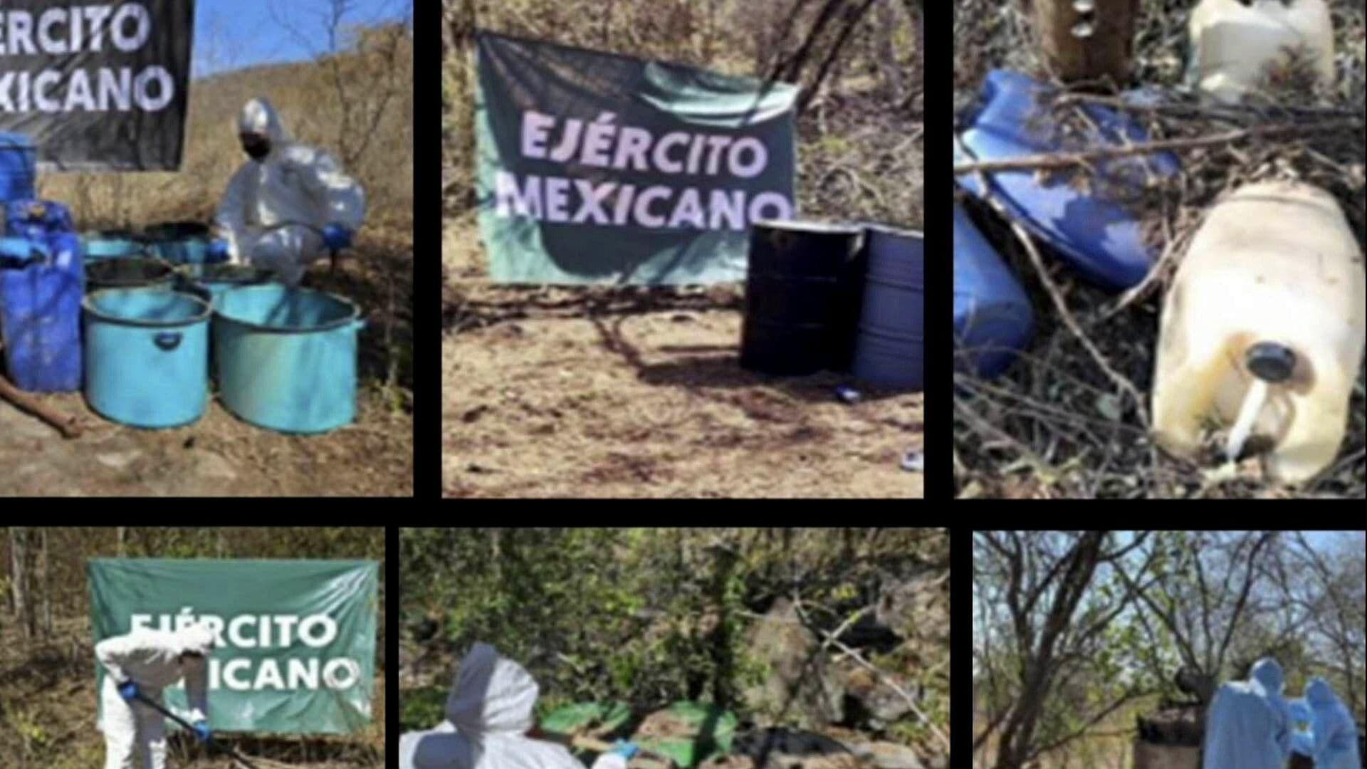 Aseguran 9 Laboratorios Clandestinos en Sinaloa, Cosalá y Mocorito
