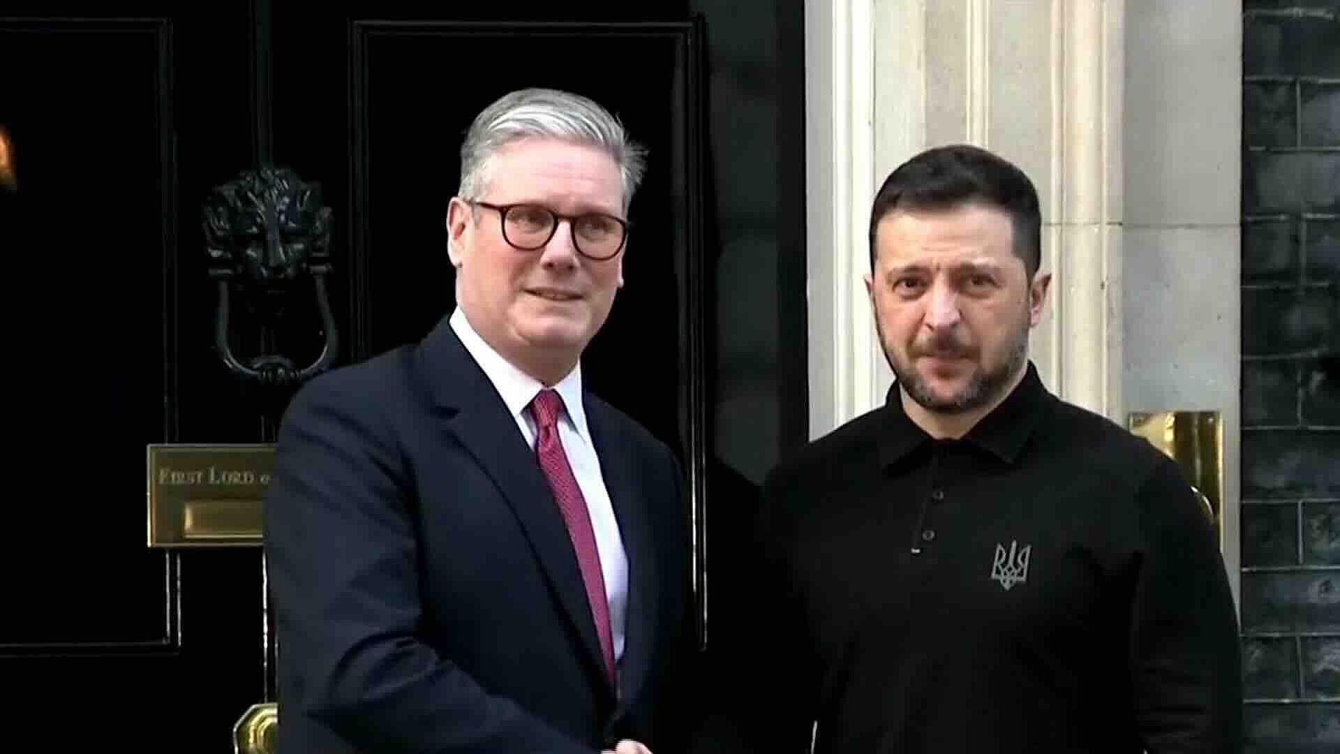 Keir Starmer y Zelenski Se Reúnen en Downing Street para Hablar de Garantías de Seguridad
