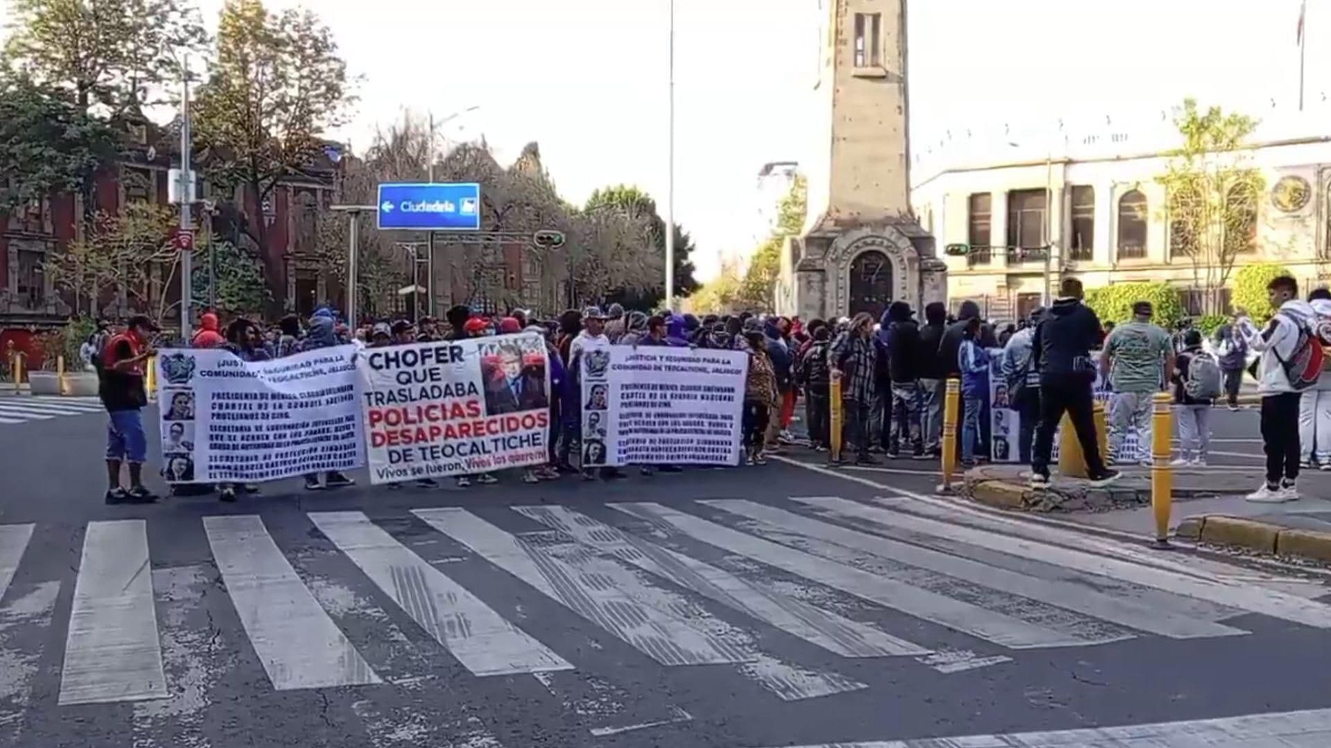 "Secuestraron al Pueblo": Habitantes de Teocaltiche se Manifiestan en Segob por Inseguridad