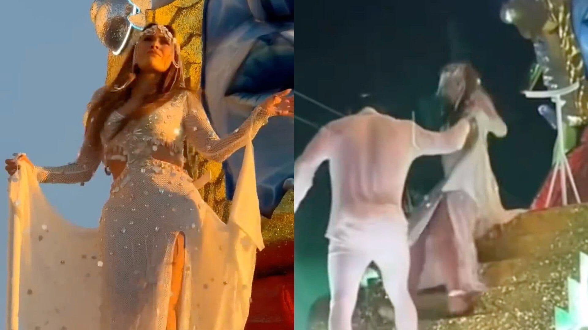 Video: Galilea Montijo se Cae en Carro Alegórico del Carnaval de Mazatlán 2025
