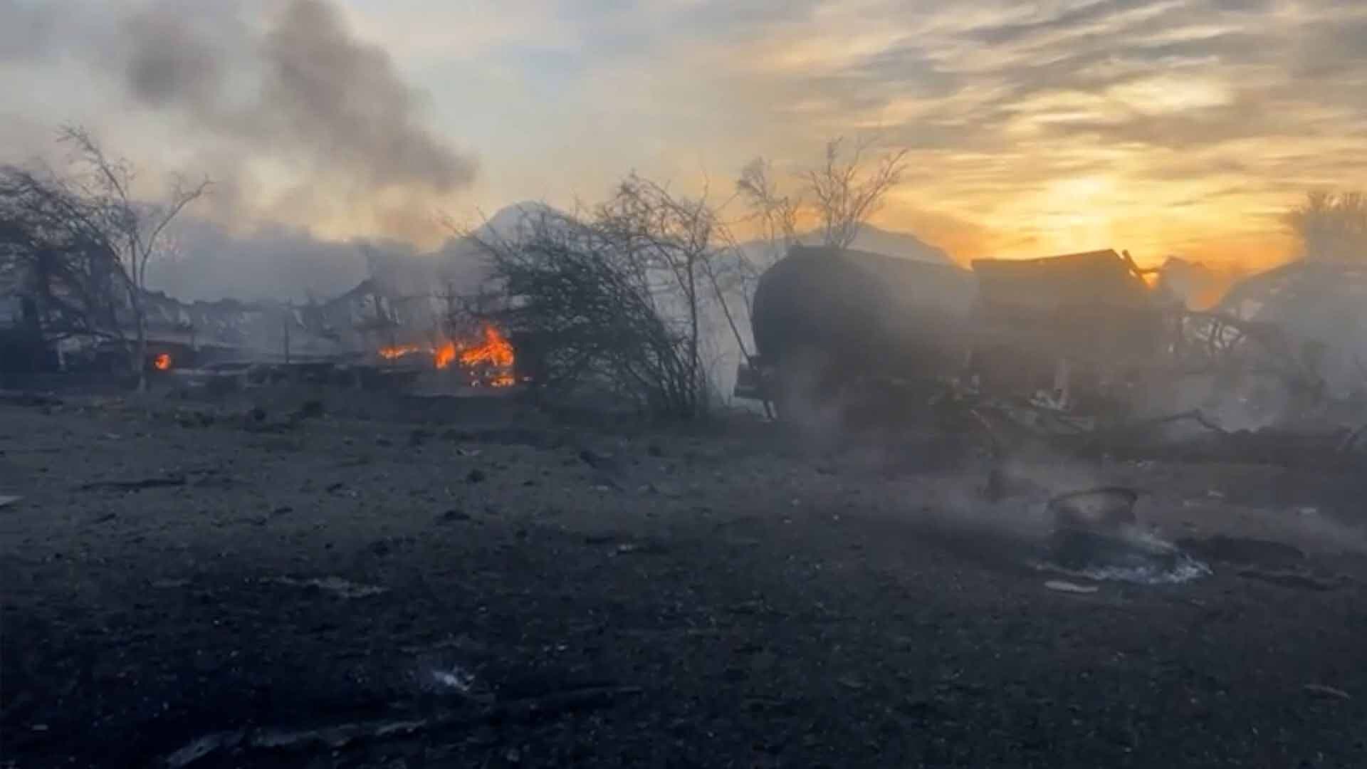 Explota Pipa con Chapopote al Exterior de Empresa en Ramos Arizpe