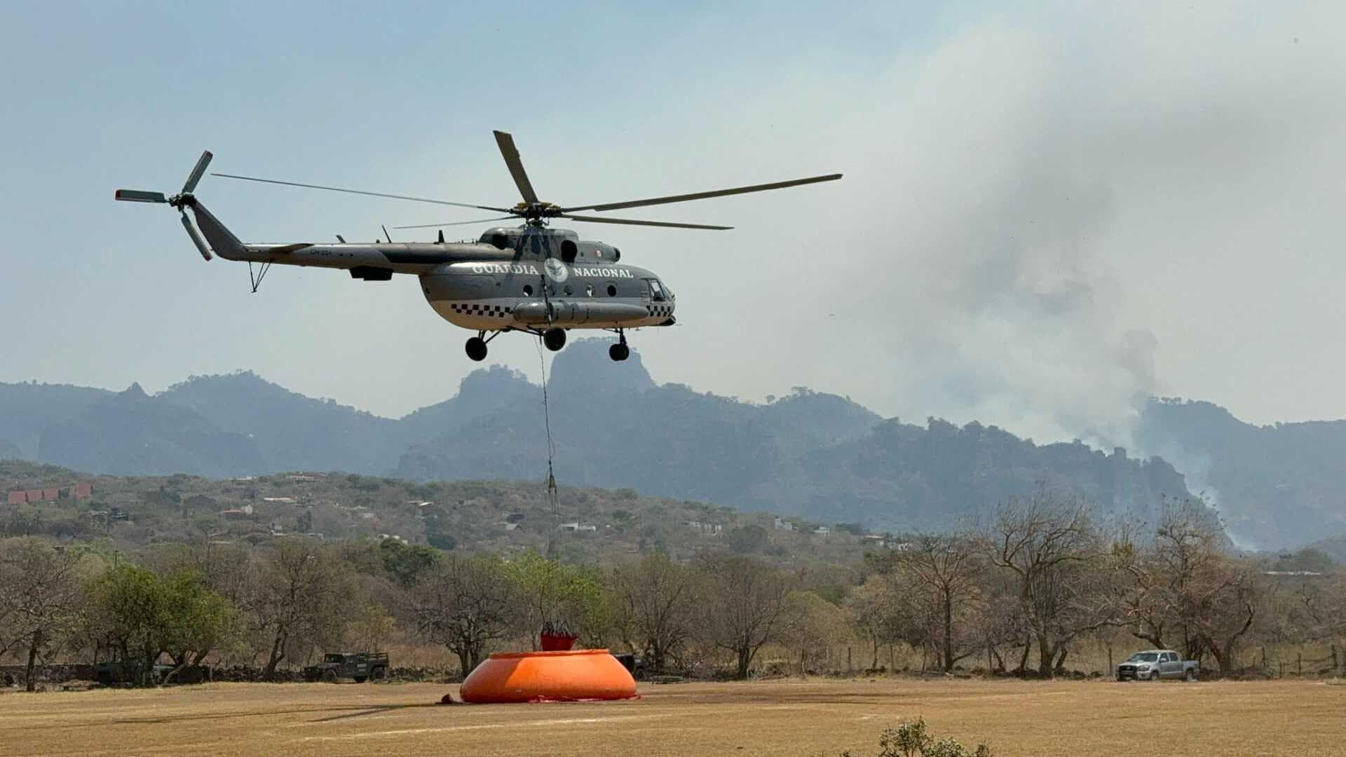 Tepozteco en Llamas: Llegan Refuerzos para Combatir Incendio Devastador en Tepoztlán, Morelos