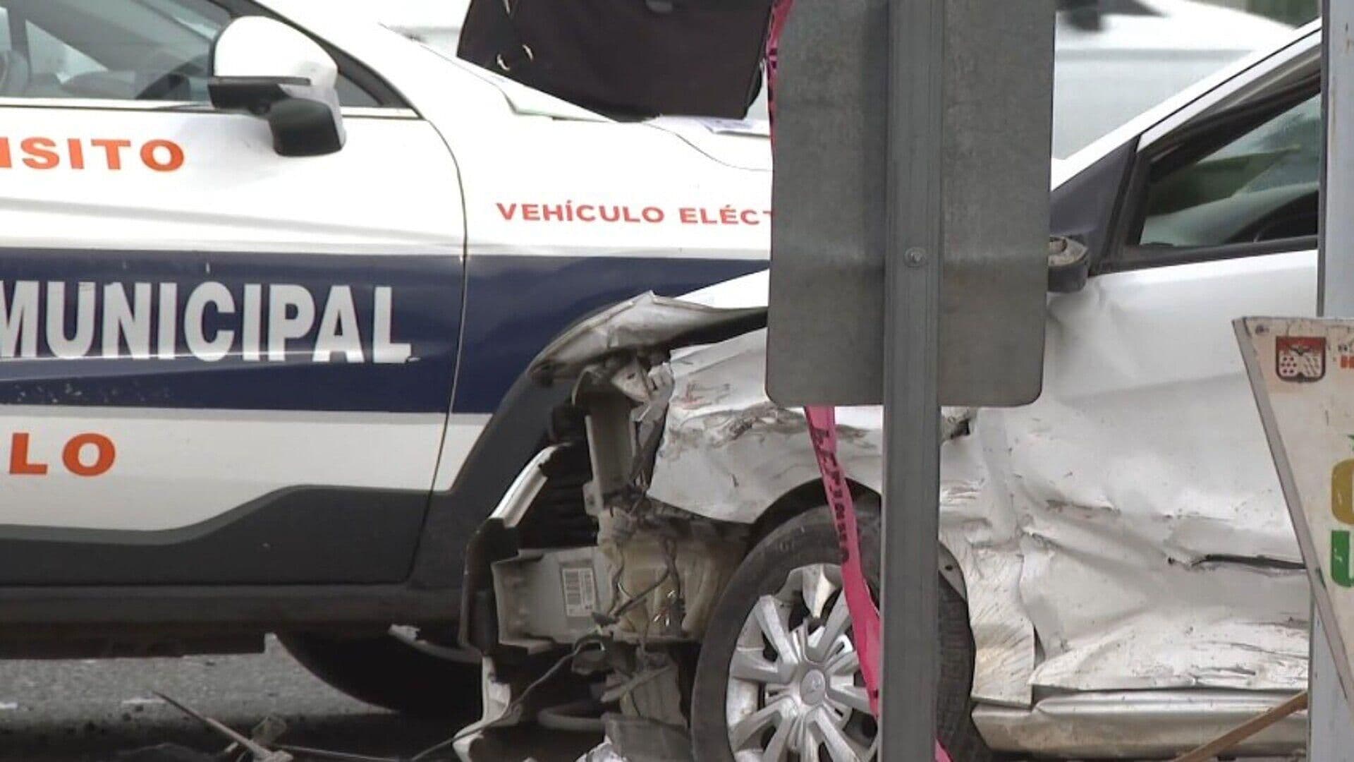 Triple Choque en Crucero de Luis Encinas y Reforma en Hermosillo