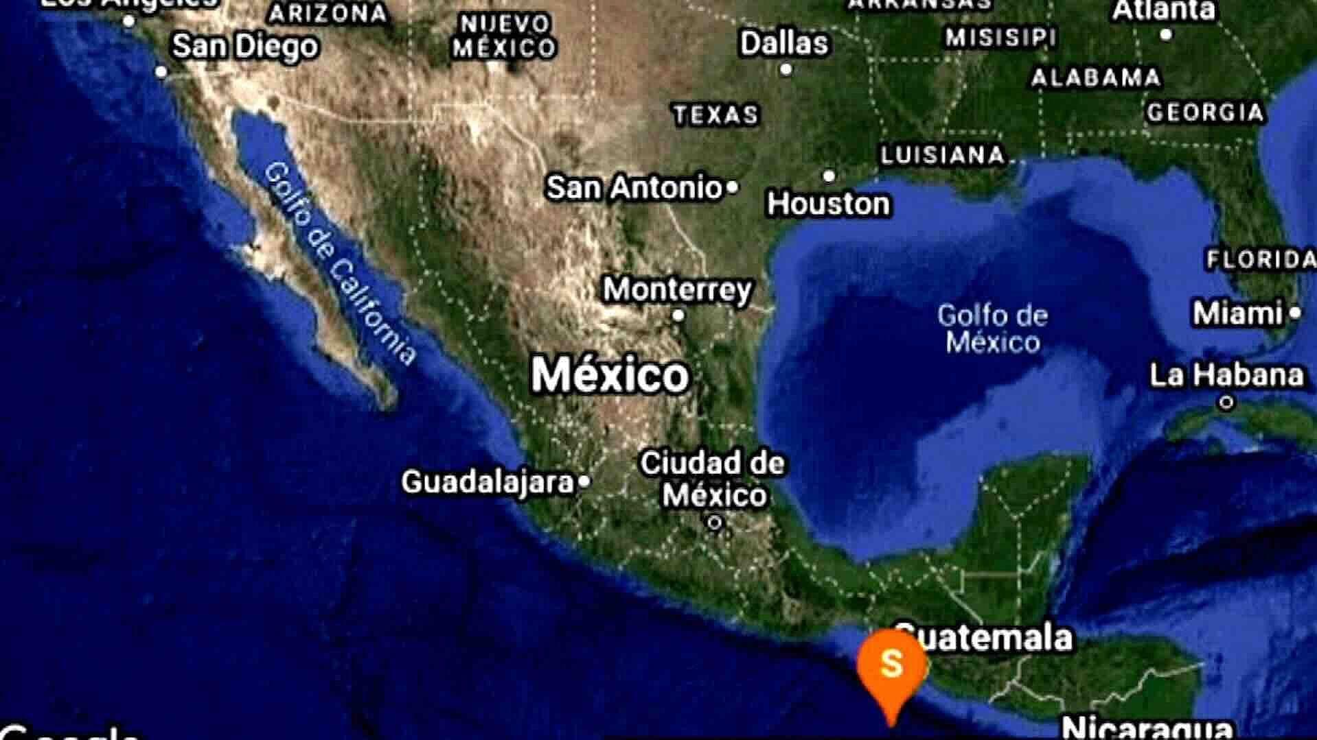 Sismo de Magnitud 4.3 Sacudió el Suroeste de Ciudad Hidalgo, Chiapas