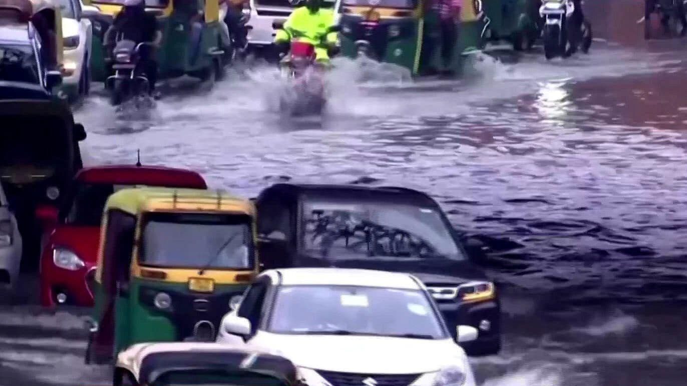 Inundaciones en Nueva Delhi Por Lluvias en India