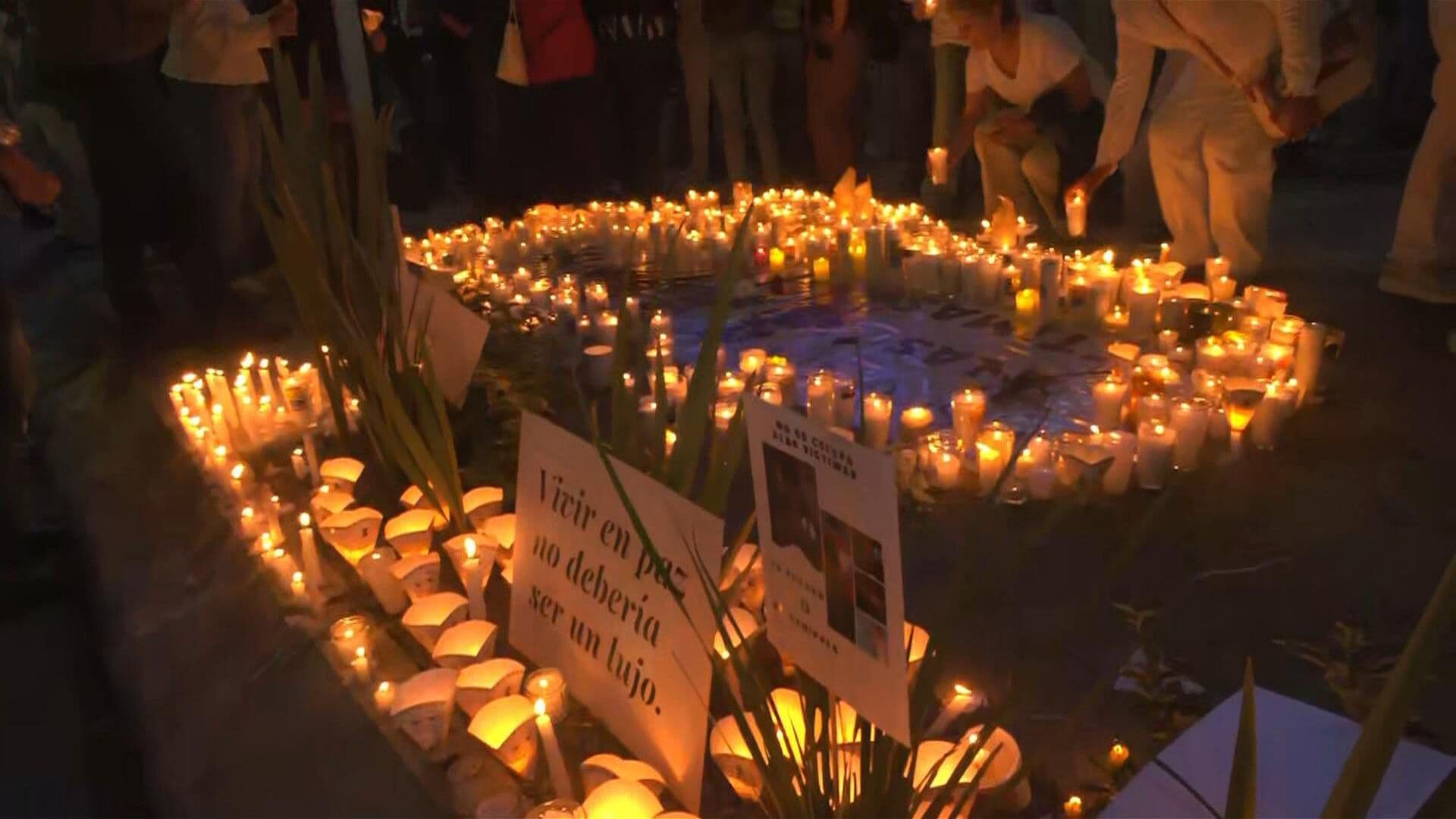 Realizan "Cadena por la Paz" en Angelópolis para Exigir Justicia por Jóvenes Asesinados en Puebla