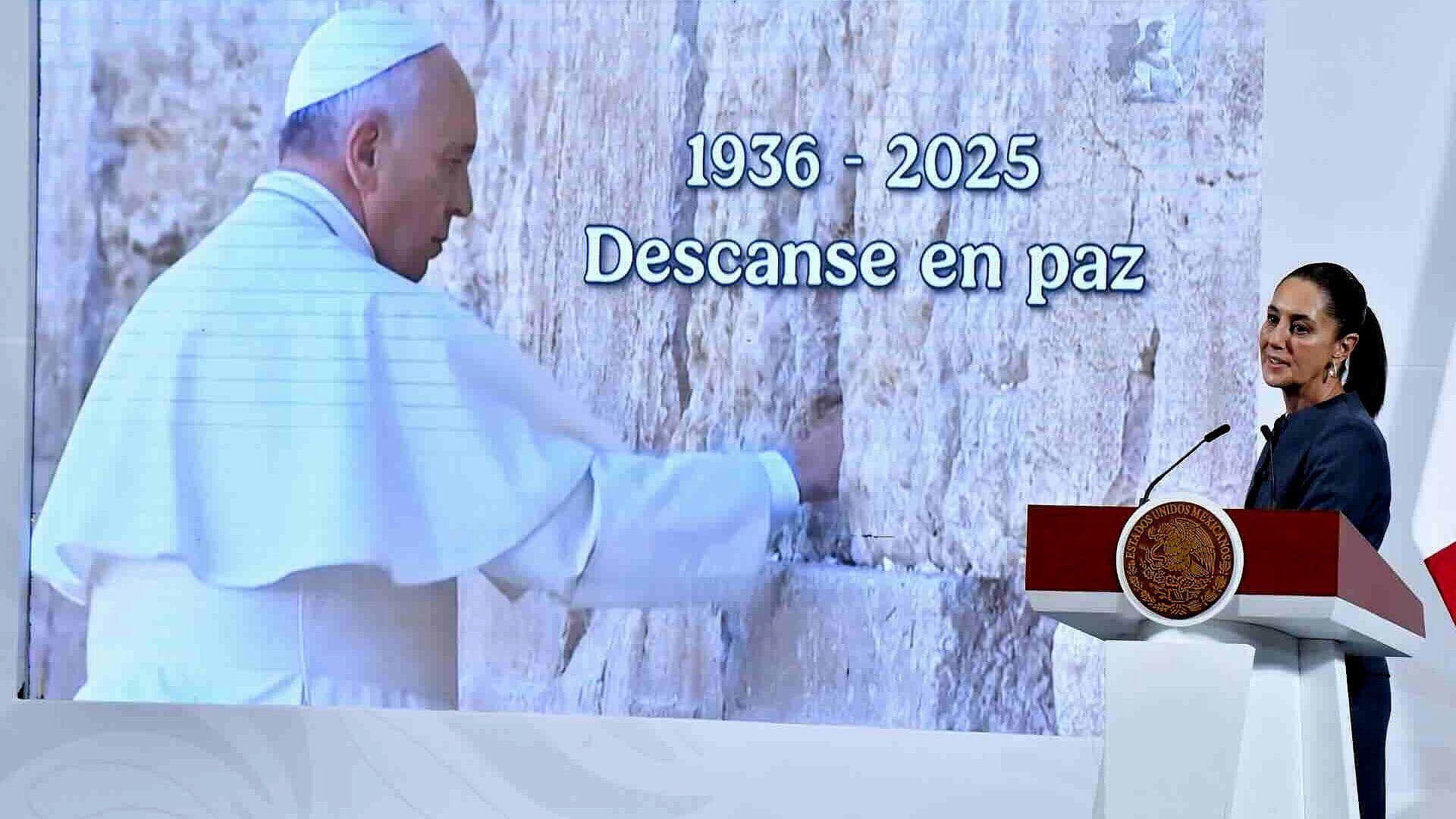 Secretaria de Gobernación Irá en Representación de Sheinbaum al Funeral del Papa