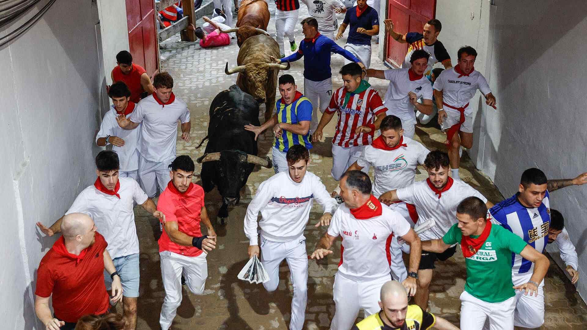 Al Menos 10 Heridos en Cuarto Encierro de San Fermín