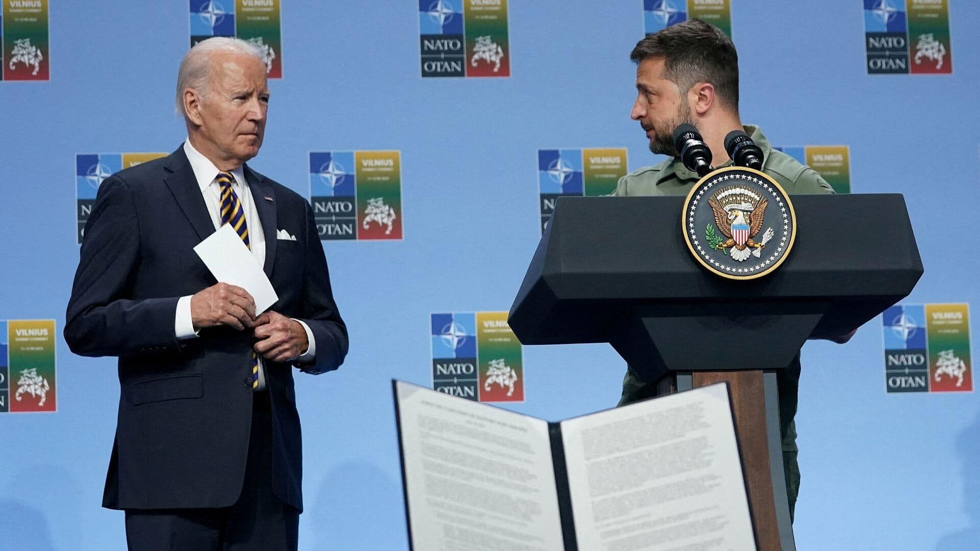 Biden se Equivoca y Llama "Vladimir" a Volodimir Zelenski