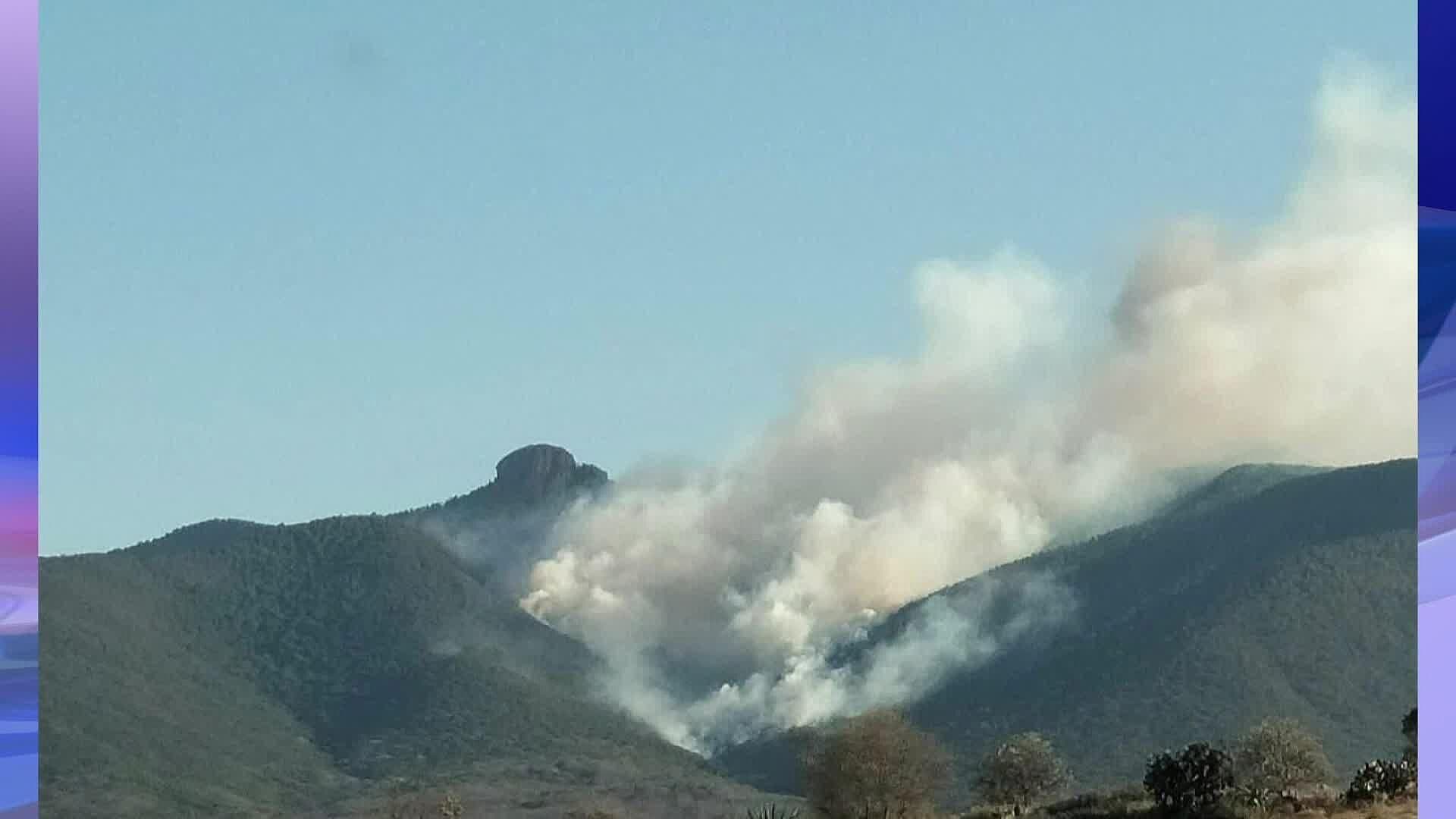 Hay Dos Incendios Forestales Activos en el Municipio de Amealco de Bonfil, Querétaro