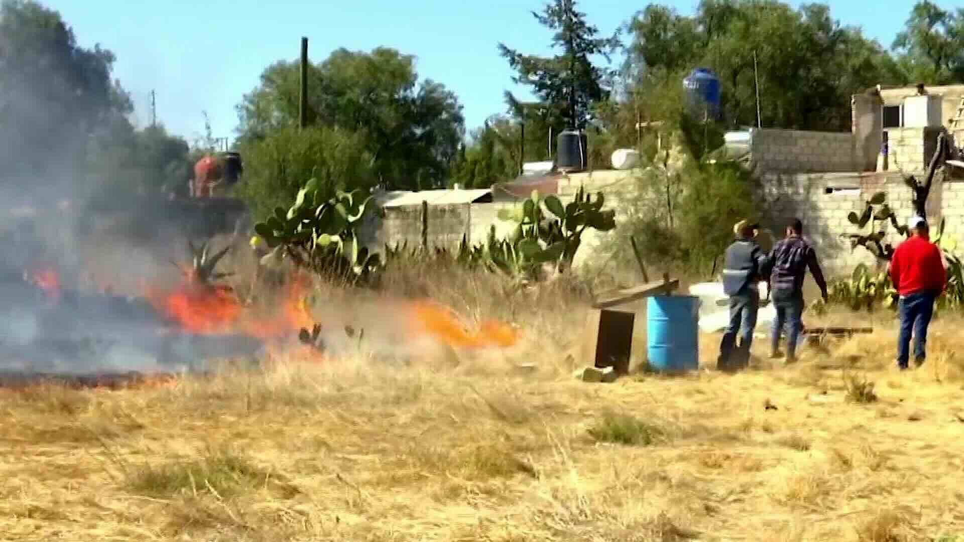 Temporada de Incendios Mantiene en Alerta a Autoridades en Mineral de la Reforma