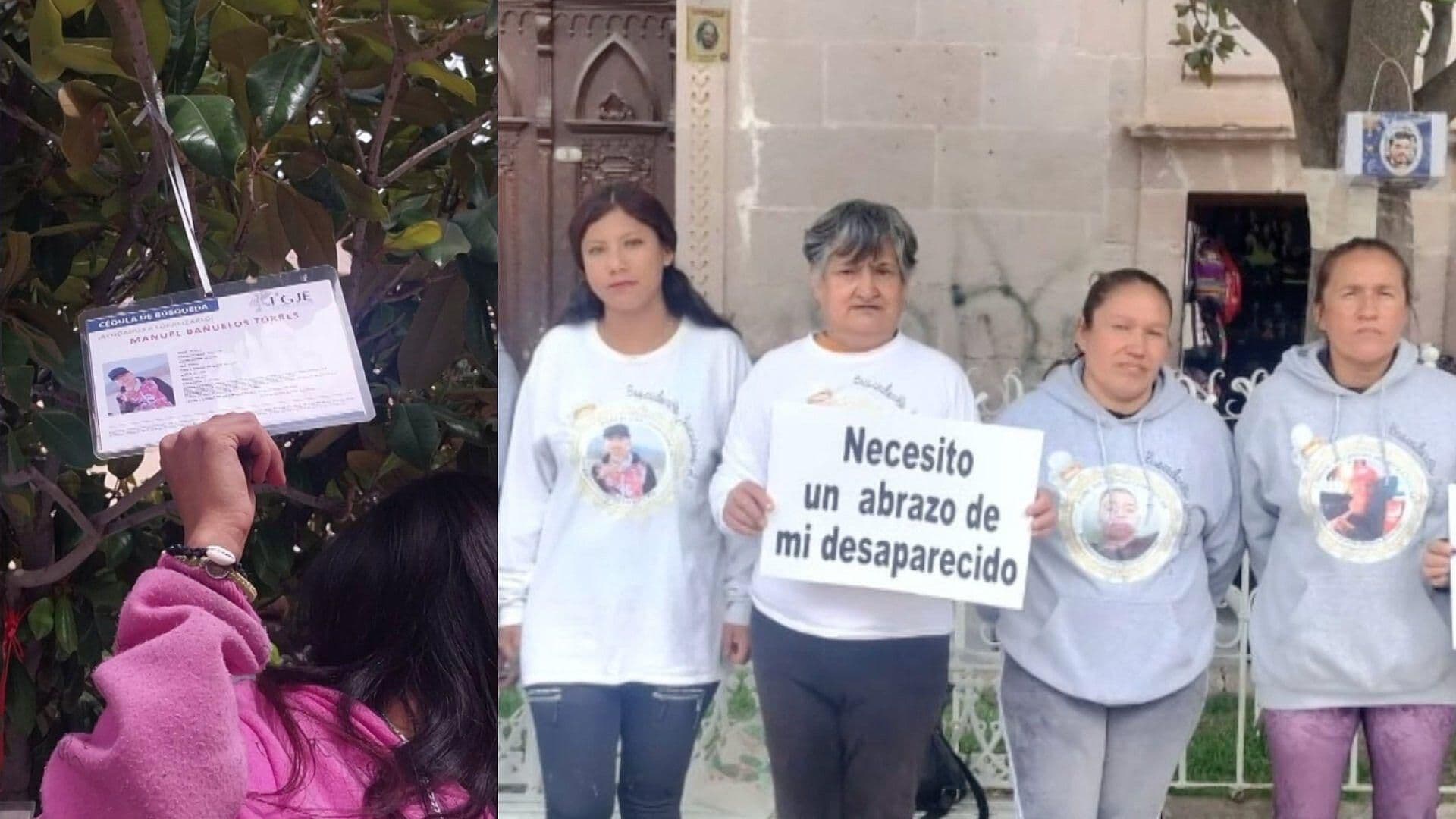 Colocan Fichas de Desaparecidos en el ‘Árbol de la Esperanza’ en Jerez