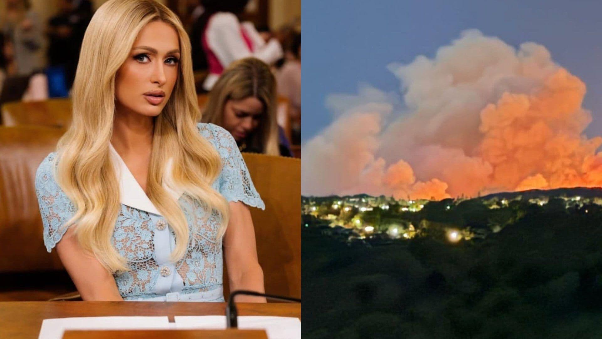 Incendio en Los Ángeles, California: Las Llamas Devoran Casa de Paris Hilton en Malibú