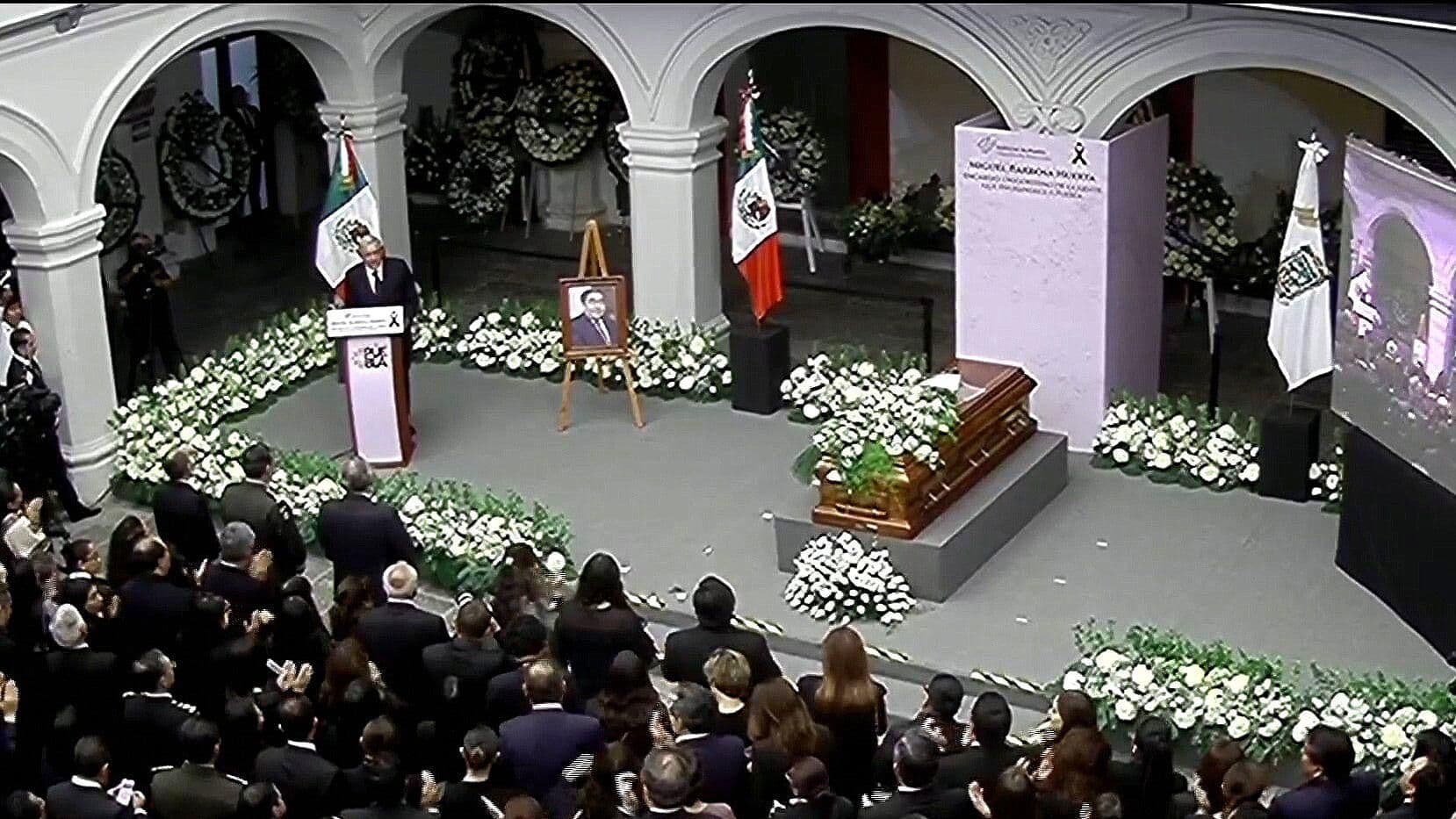 Rinden Homenaje en Puebla al Gobernador Miguel Barbosa