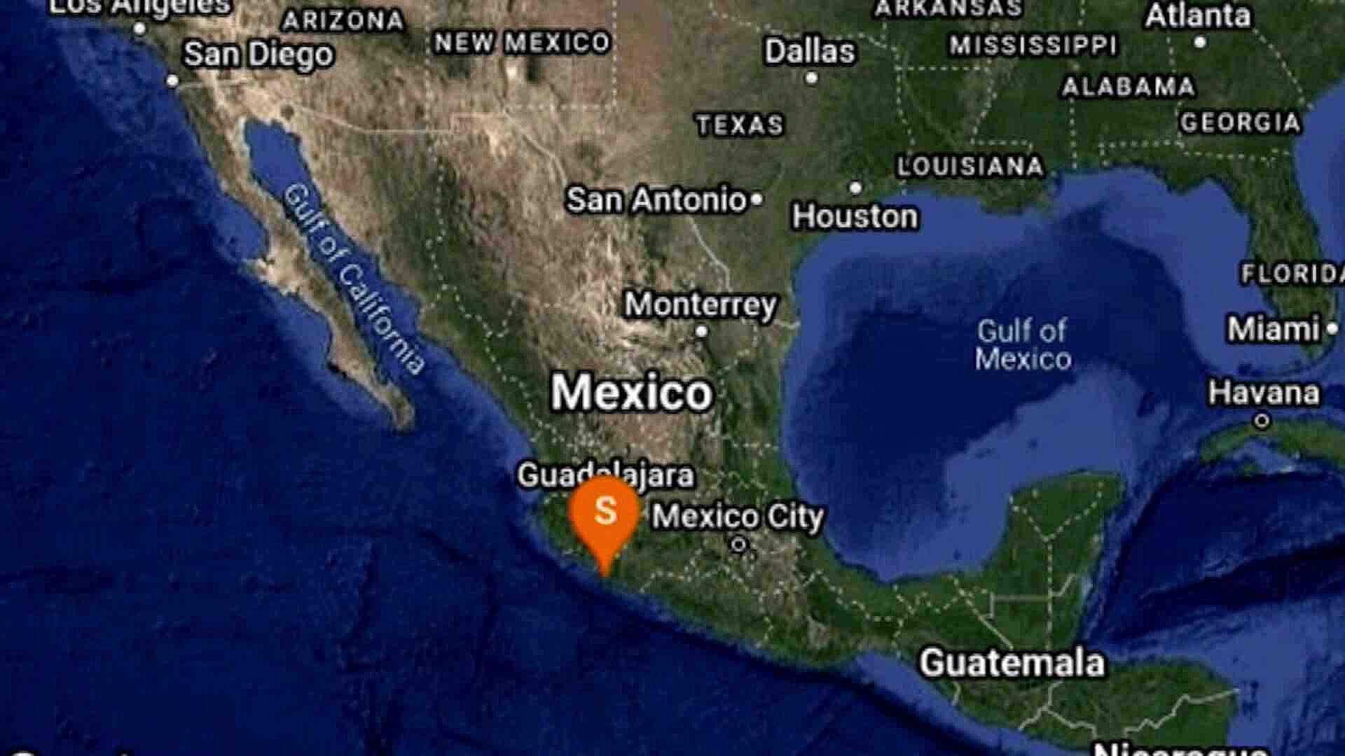 Sismo de Magnitud 4.4 Sacude el Suroeste de Coalcomán, Michoacán