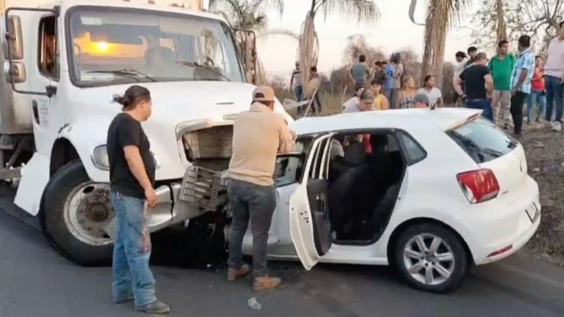 Muere Joven al Chocar de Frente contra Camión en la Carretera Paso del Macho