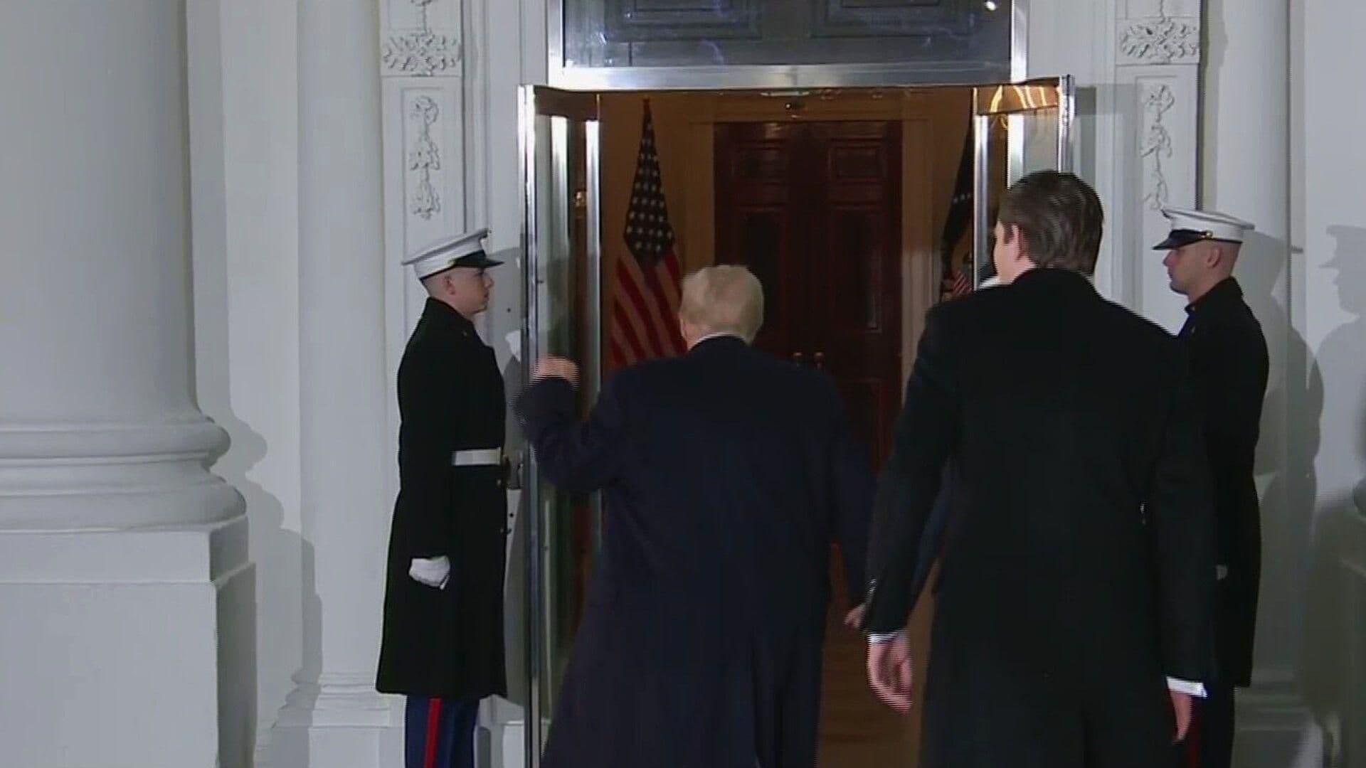 VIDEO: Así Fue el Momento Exacto del Regreso de Donald Trump a la Casa ...