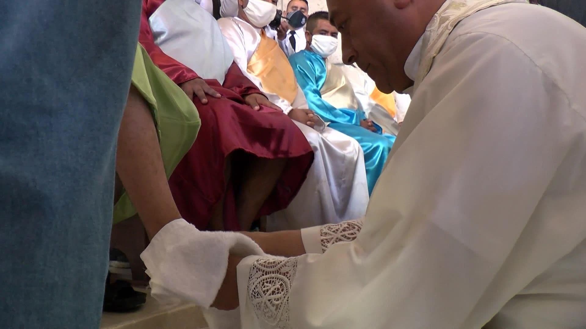 Se Realizó el Tradicional Lavatorio de pies en el Centro de Reinserción Social de San José el Alto