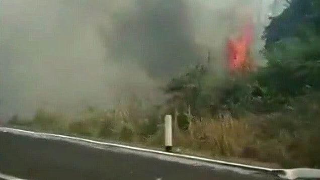 Se Incendian Pastizales en Tecpan, Guerrero