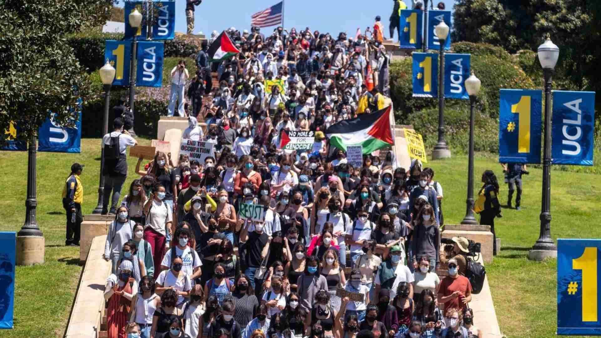 Prevén Inminente Ingreso Policiaco a Campamento Estudiantil en UCLA