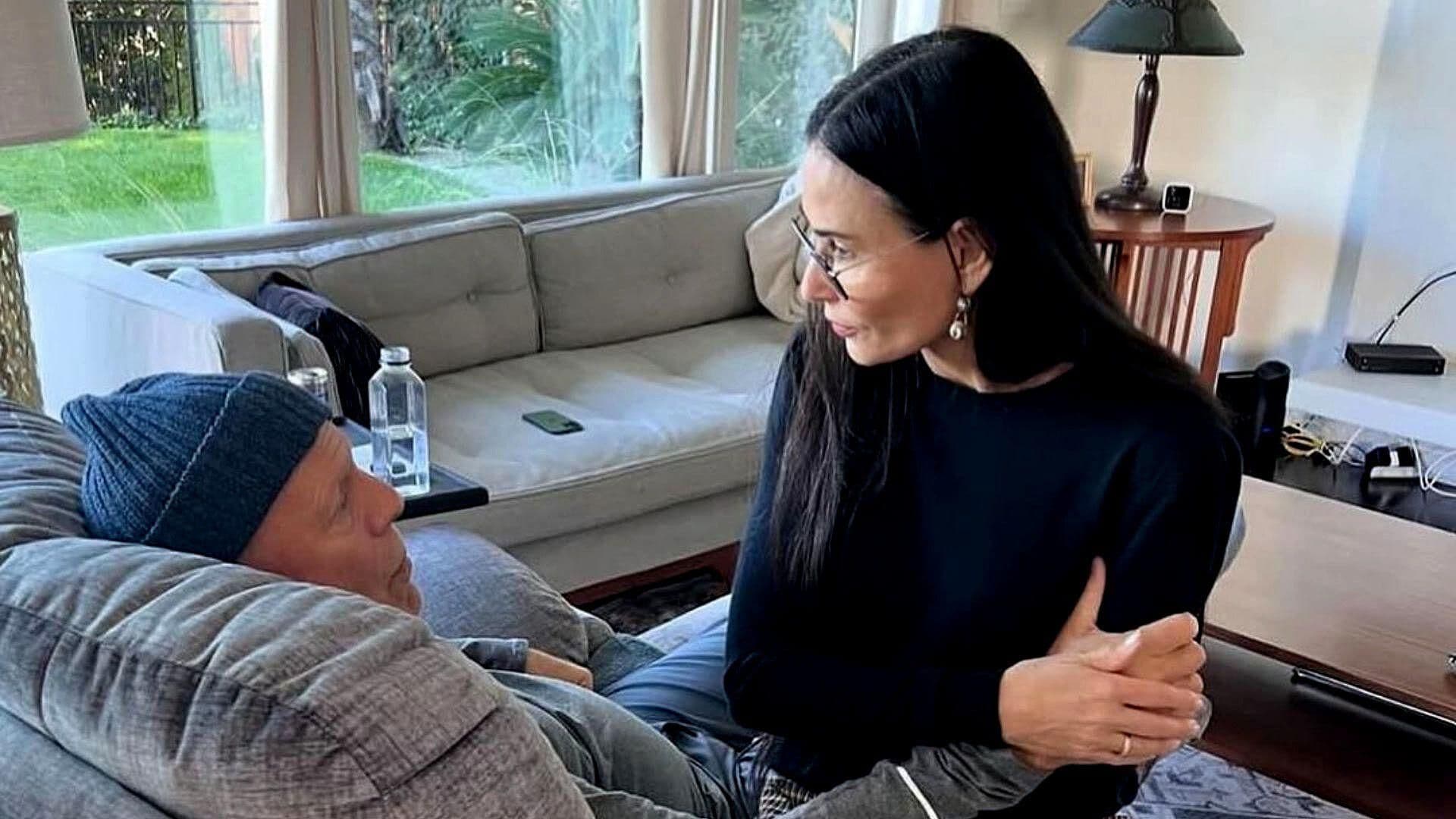 Demi Moore se Prepara para Despedir a Bruce Willis