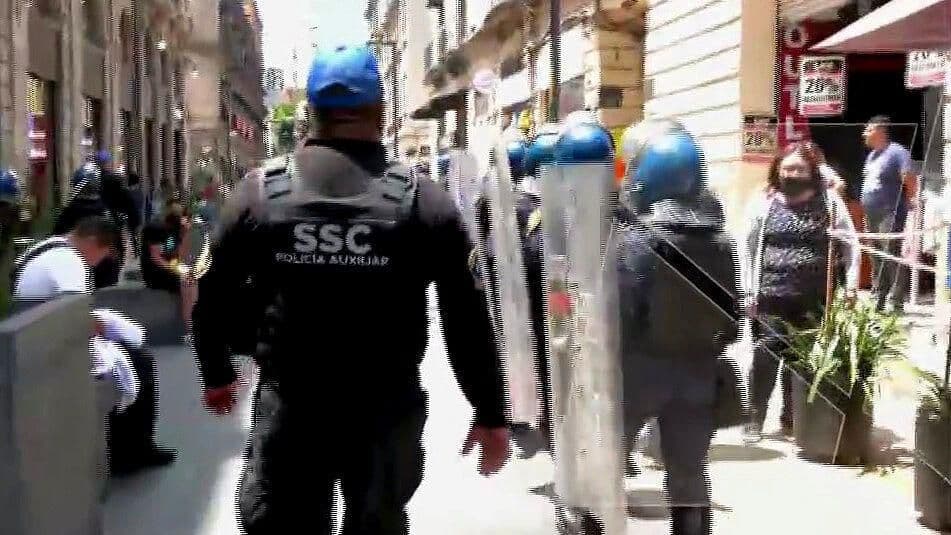 Operativo Contra Comercio Informal en la CDMX