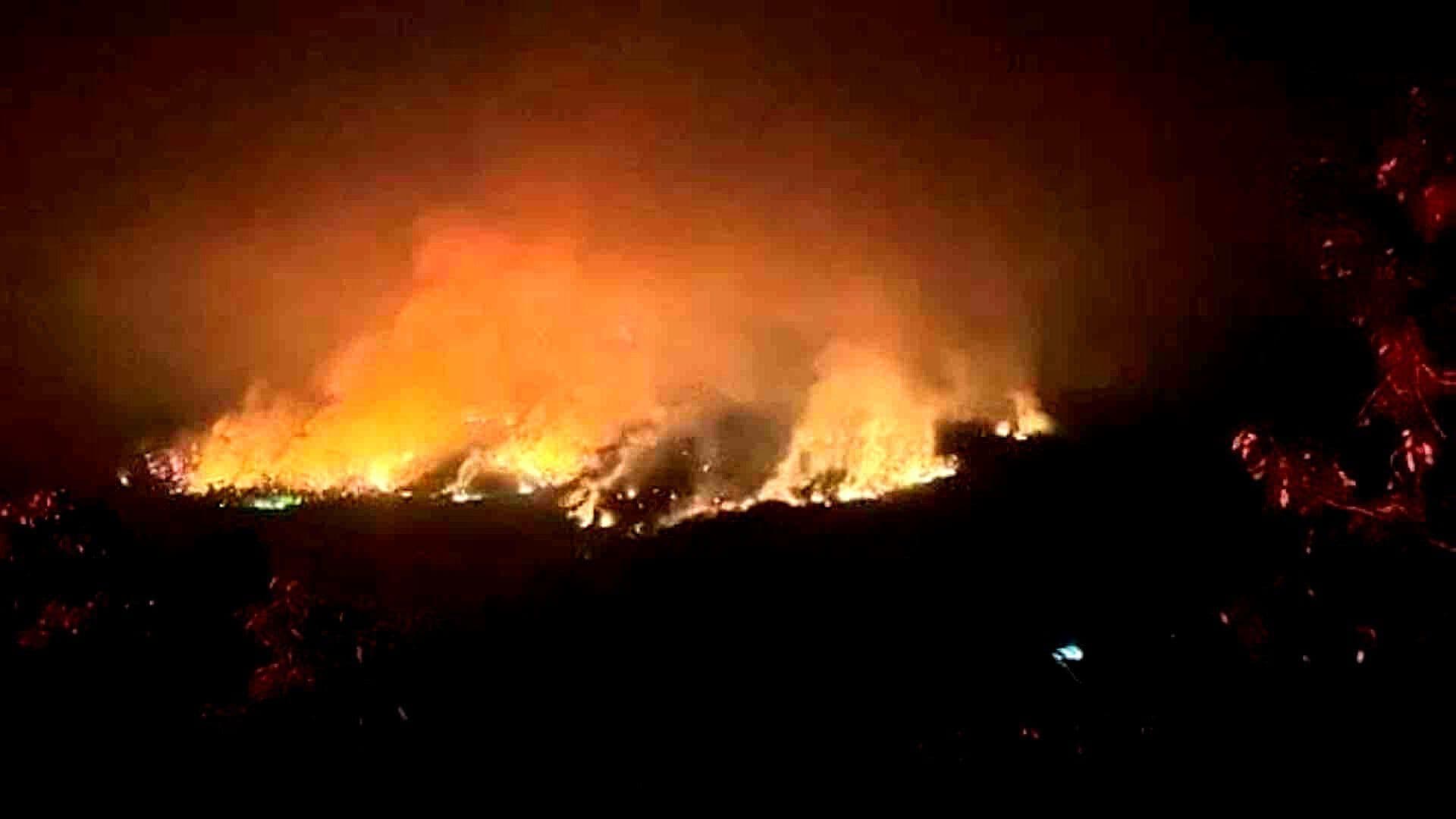 Incendio Forestal Fuera de Control Amenaza Valle de Tlacolula, Oaxaca