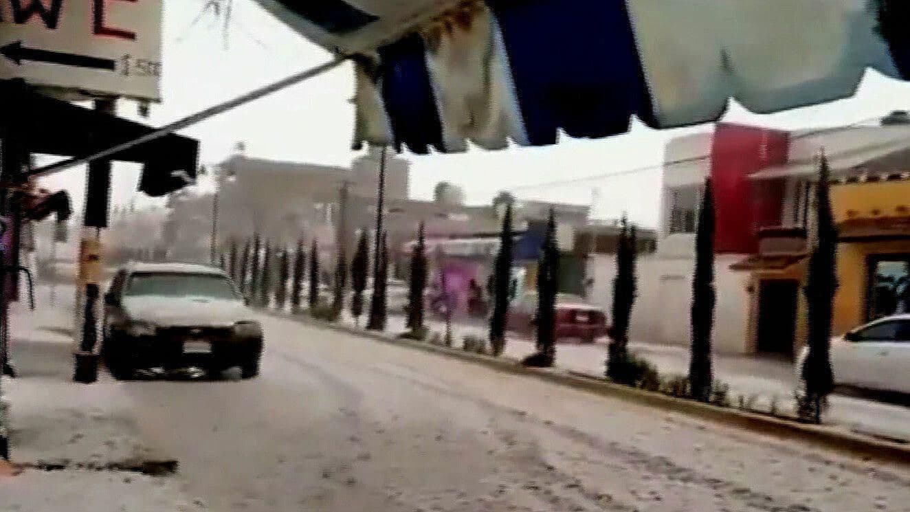 Fuerte Granizada Causa Daños en Otzolotepec, Edomex
