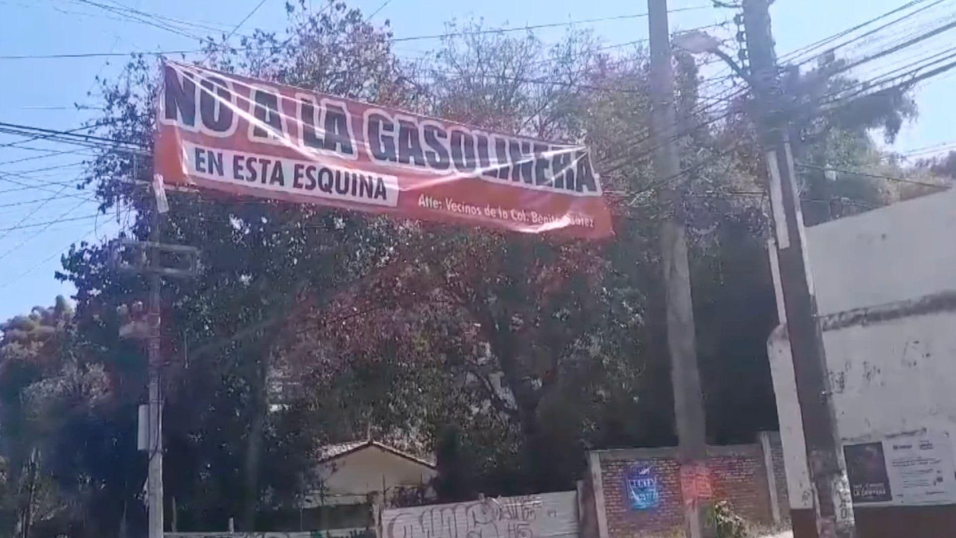 Vecinos Rechazan Construcción de Gasolinera en Colonia Benito Juárez en Xalapa