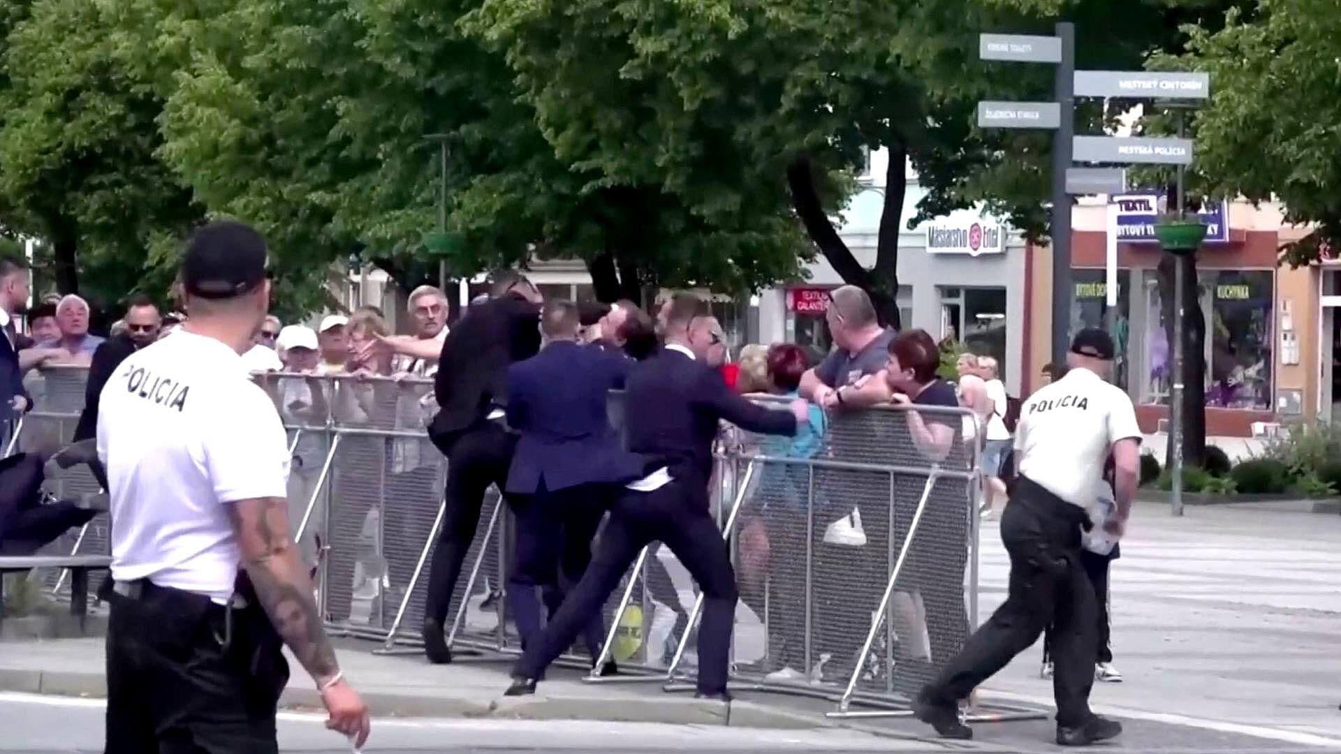 VIDEO: Difunden Imágenes Tras el Ataque al Primer Ministro de Eslovaquia