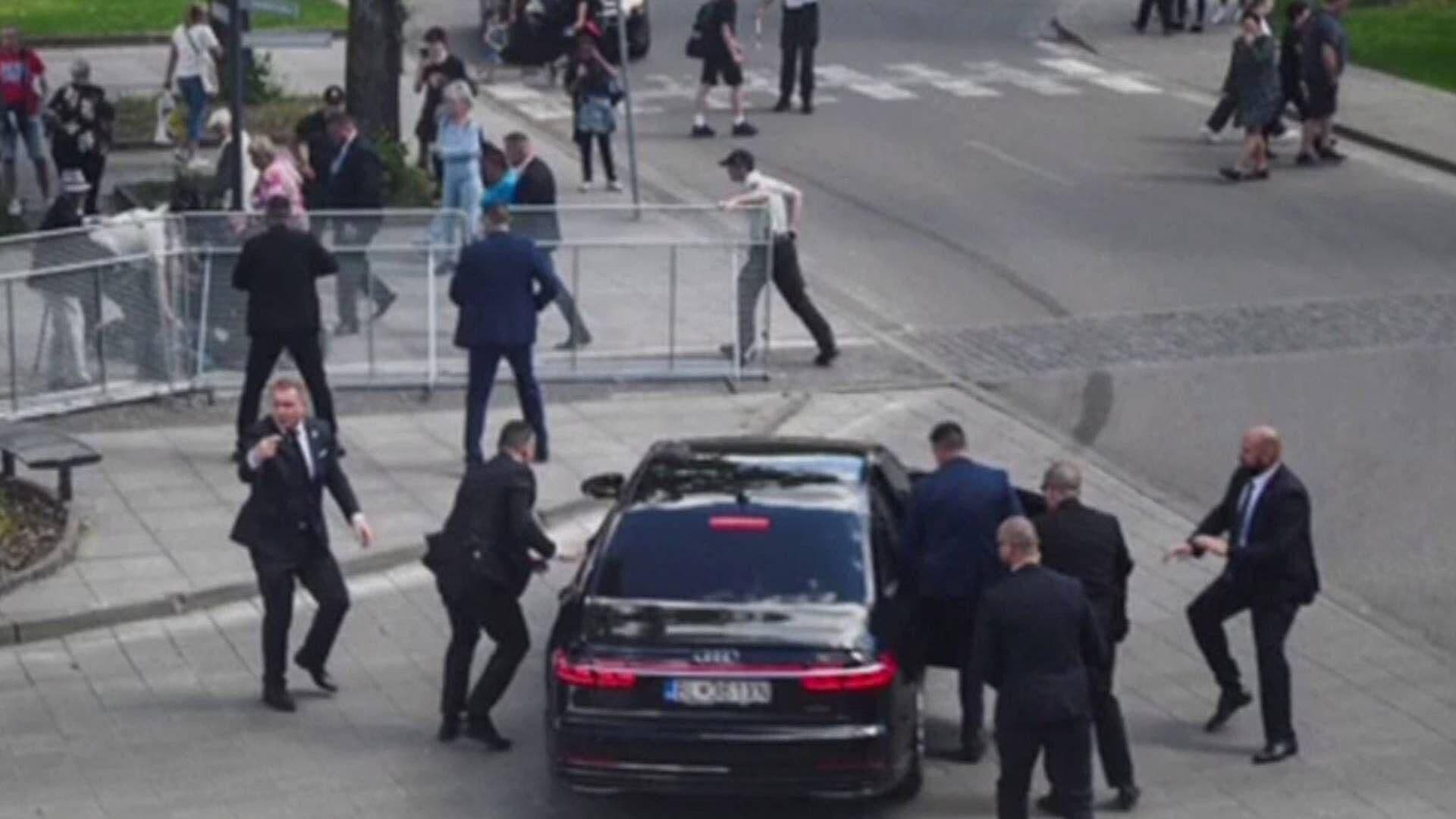 Trasladan al Hospital al Ministro de Eslovaquia Robert Fico tras Atentado