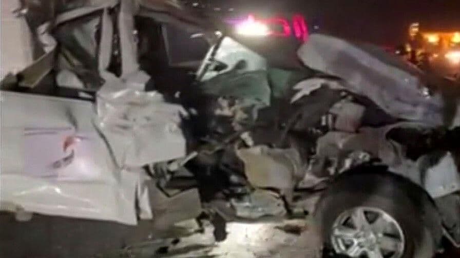 Choque de Camioneta Contra Autobús en Teziutlán, Puebla
