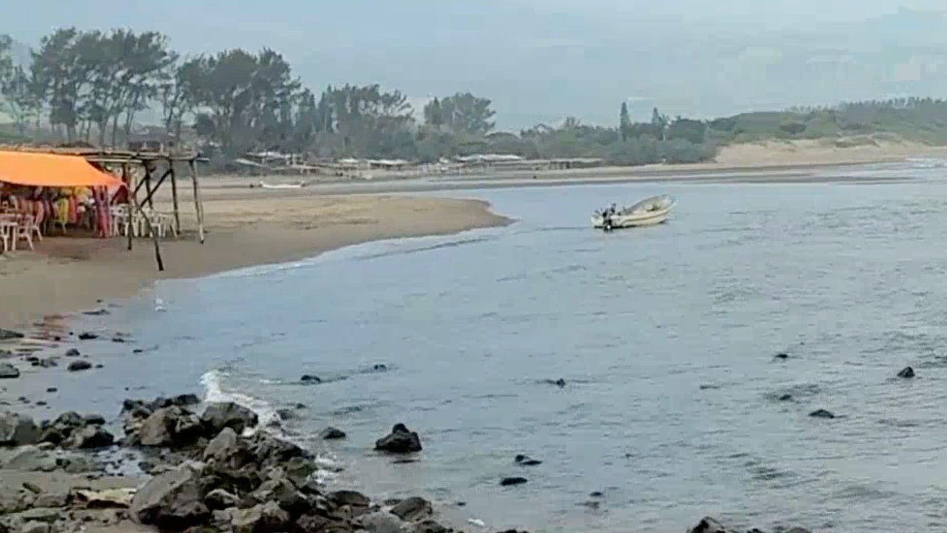 Se Cumplen Ocho Días de la Desaparición de Juan Pablo en Playas de Montepío en los Tuxtlas