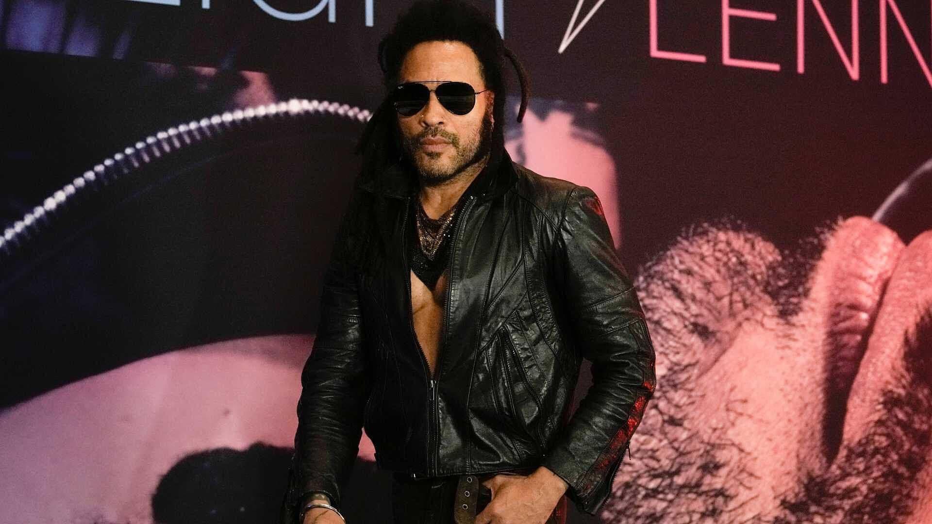 Lenny Kravitz, en el Show de la Final de la Champions League