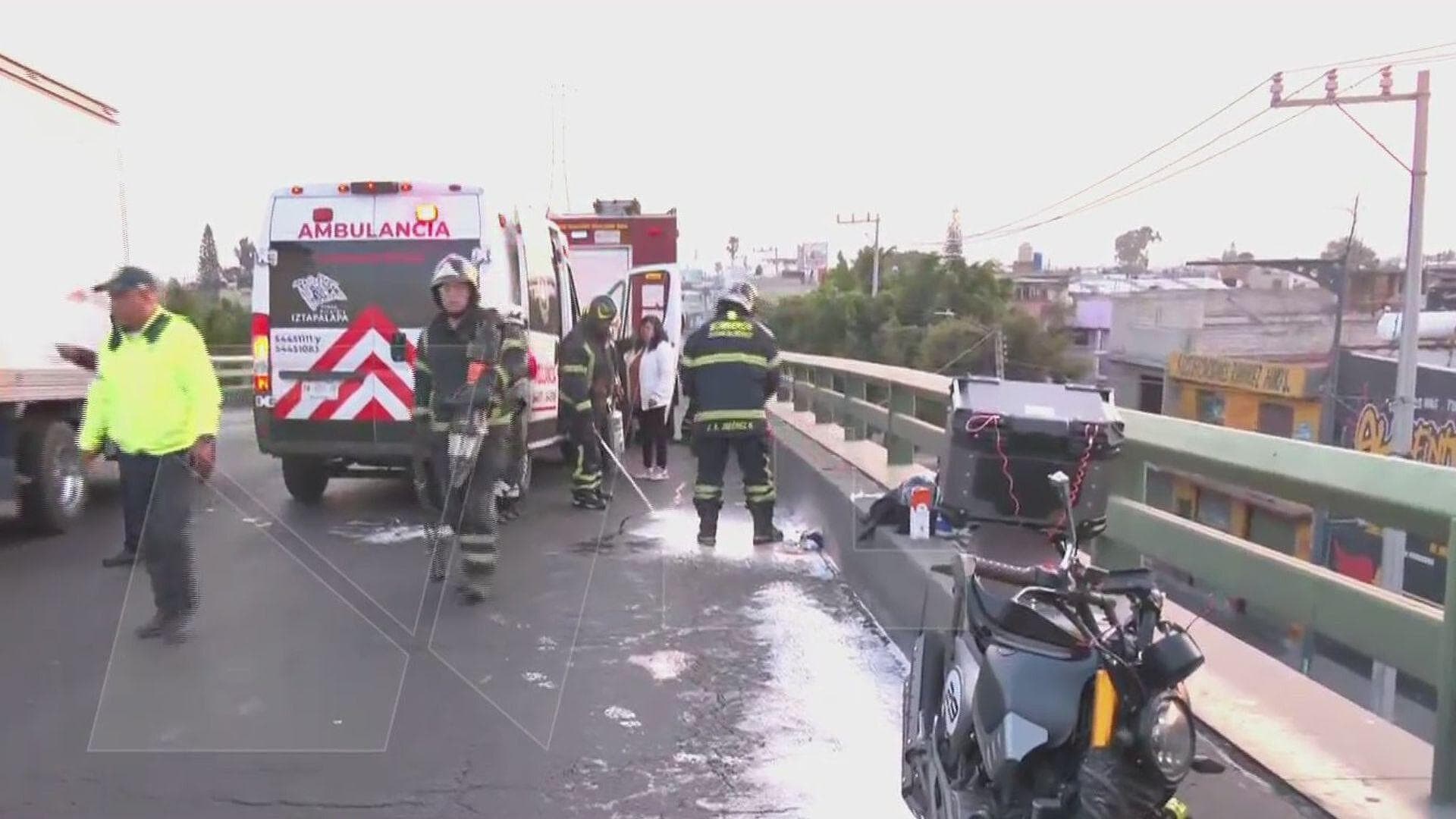 Choque Provoca Afectación Vial en República Federal y Zaragoza, CDMX