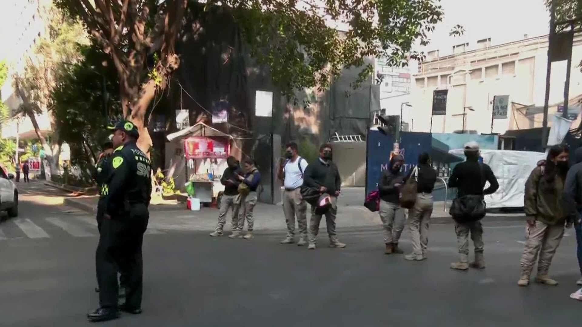 Manifestantes Bloquean Florencia y Hamburgo, Colonia Juárez, CDMX