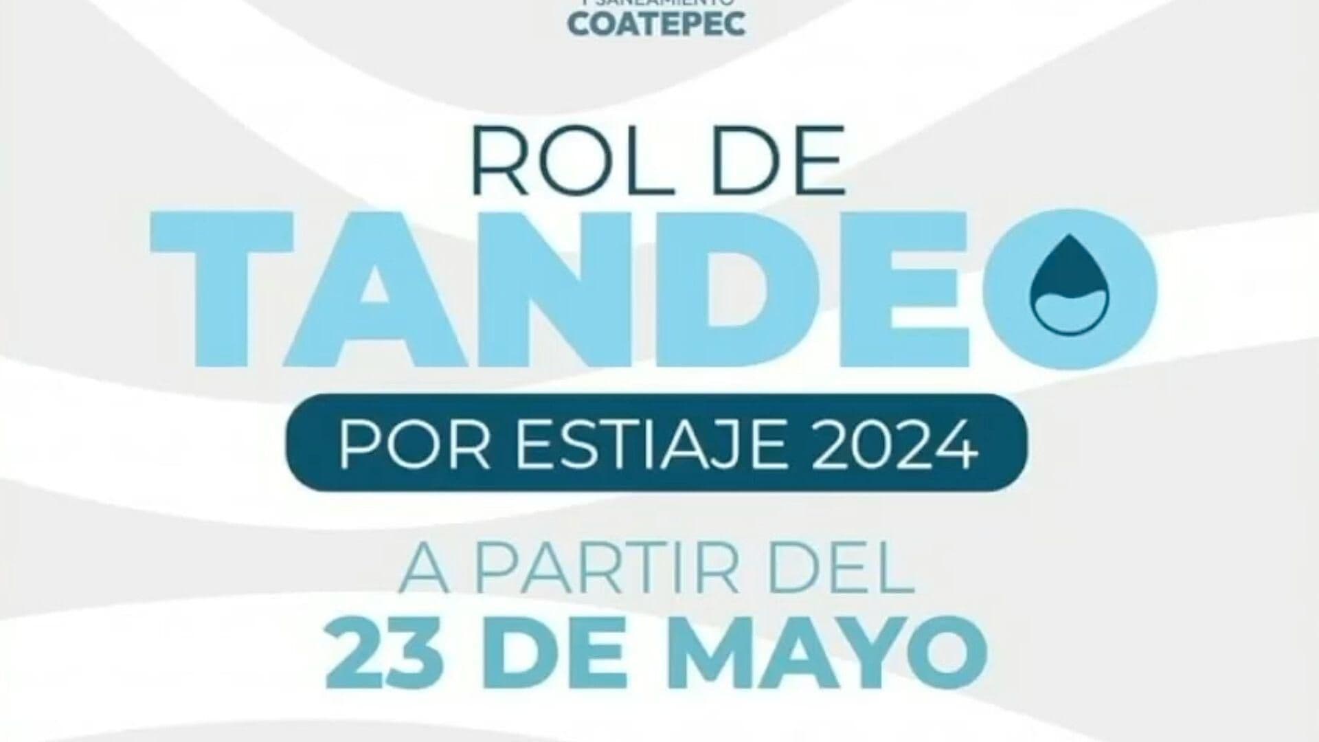 Aplicarán Tandeos de Agua en Xico y Coatepec; Esta Será la Organización