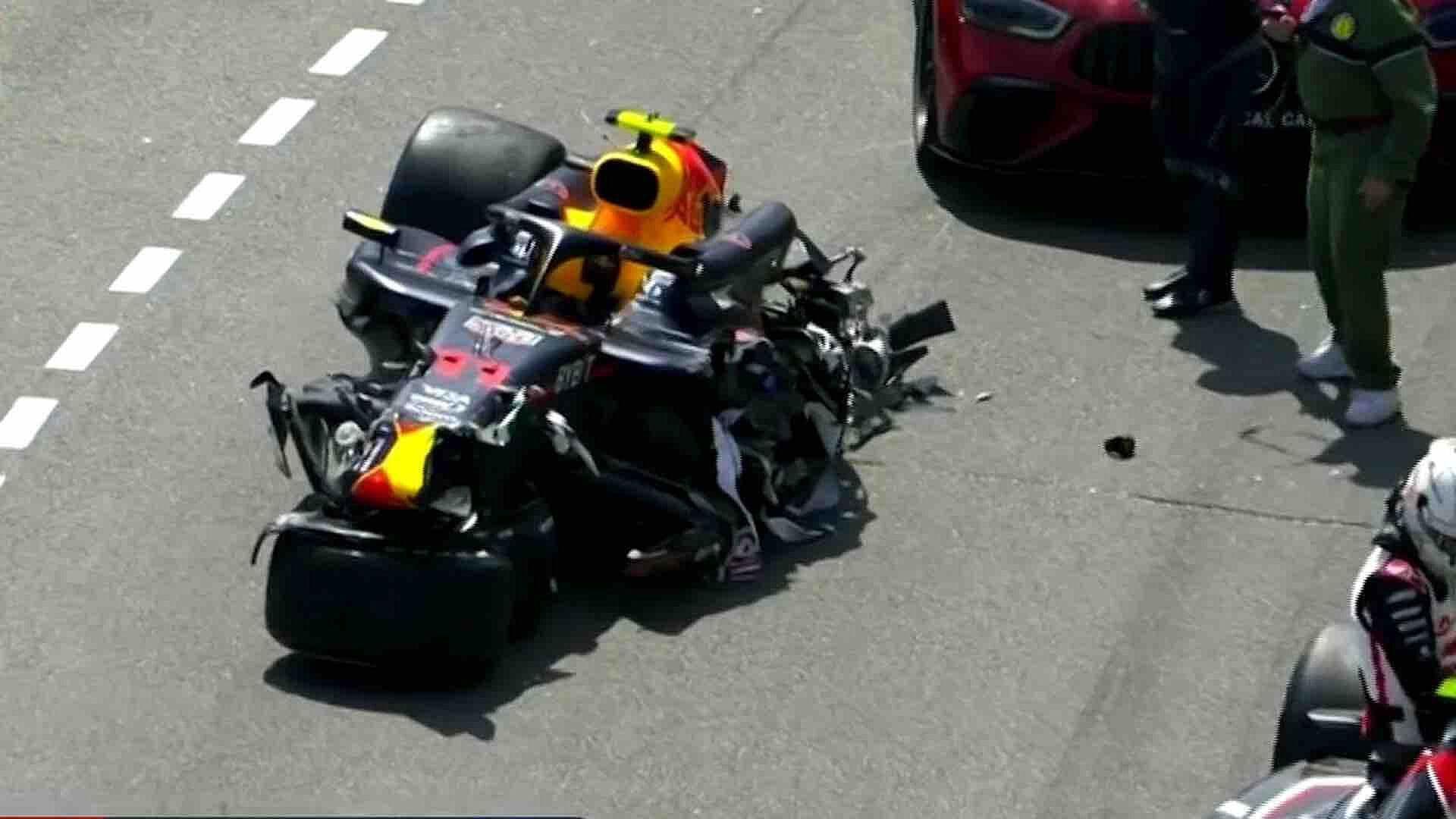 El Impresionante Choque de ‘Checo’ Pérez en el GP de Mónaco de la F1