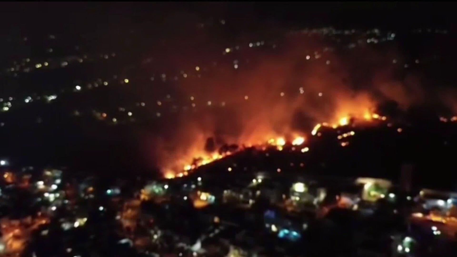 Desde el Aire: Así se ve el Incendio en Lomas Verdes, Naucalpan, Edomex