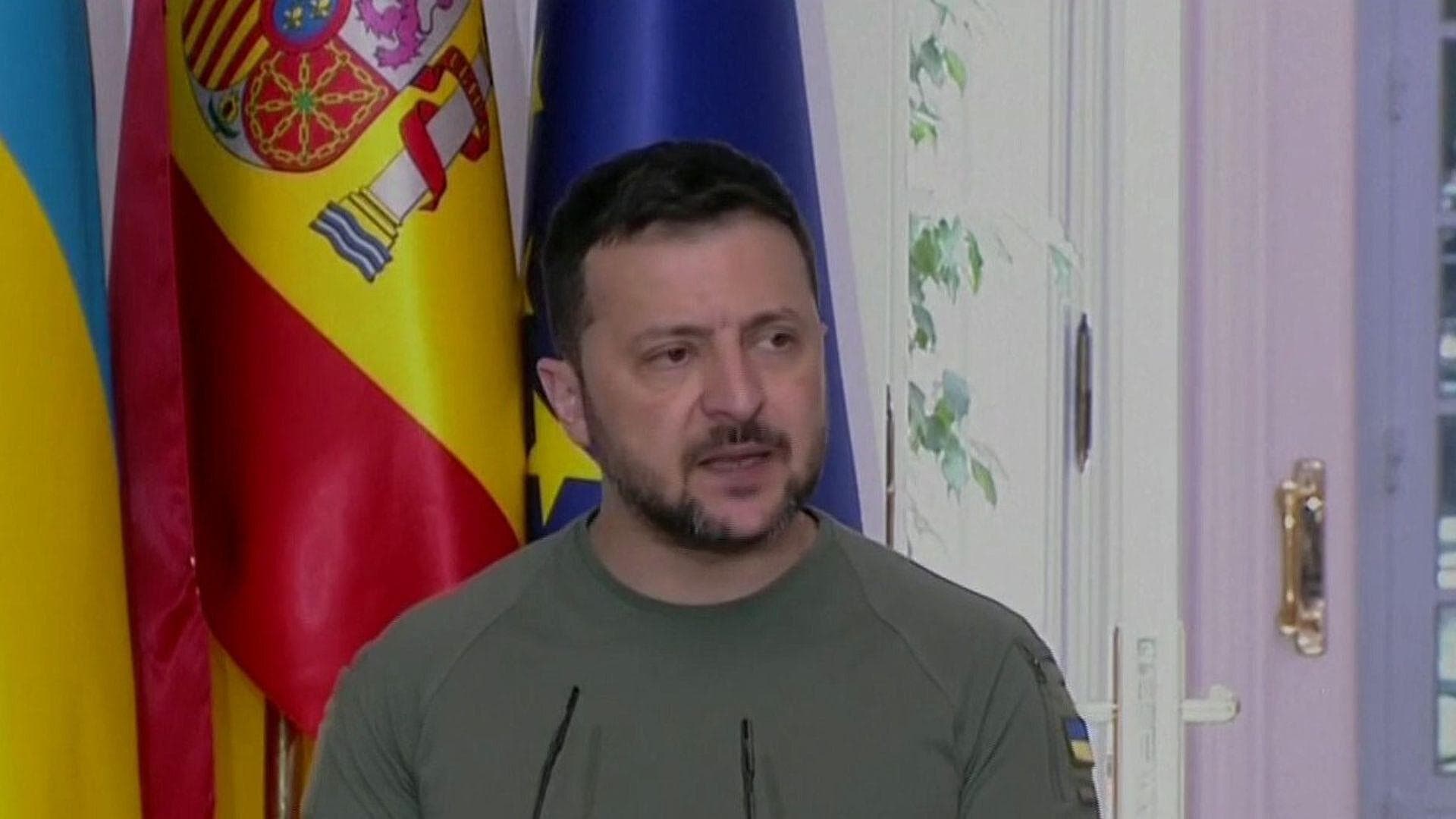 Volodimir Zelenski, Presidente de Ucrania, Realiza Visita a España