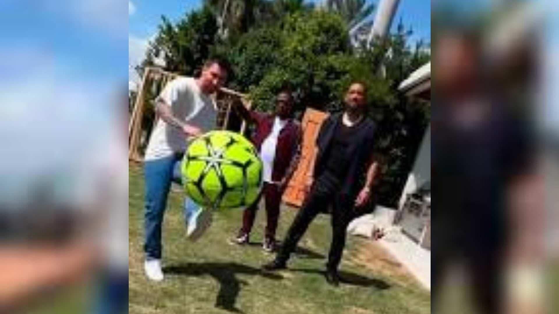 Lionel Messi se Une a ‘Bad Boys’ en Video Viral