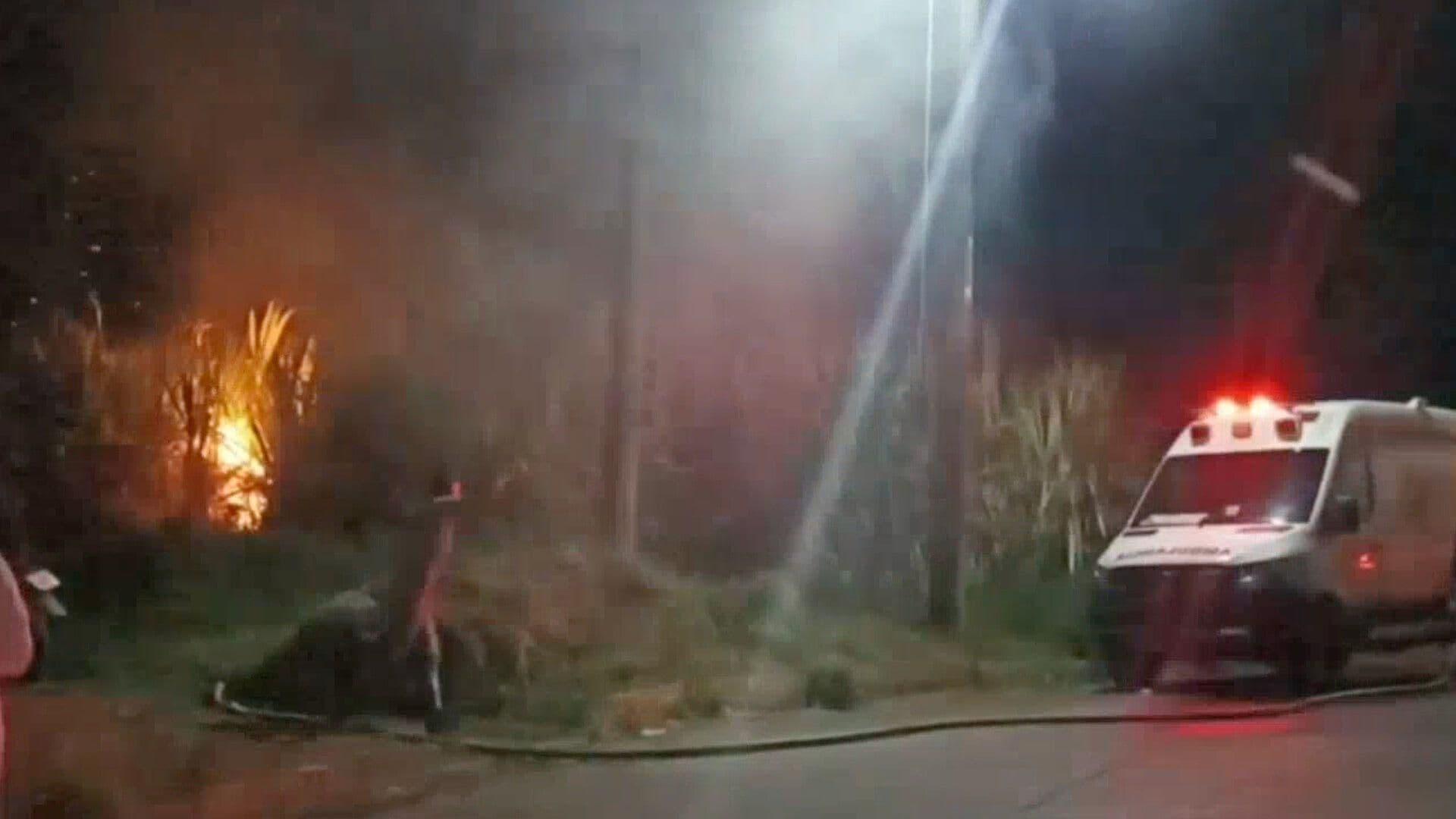 Incendio de Quema Agrícola se Sale de Control en Zona Cañera de Atzacan, Veracruz