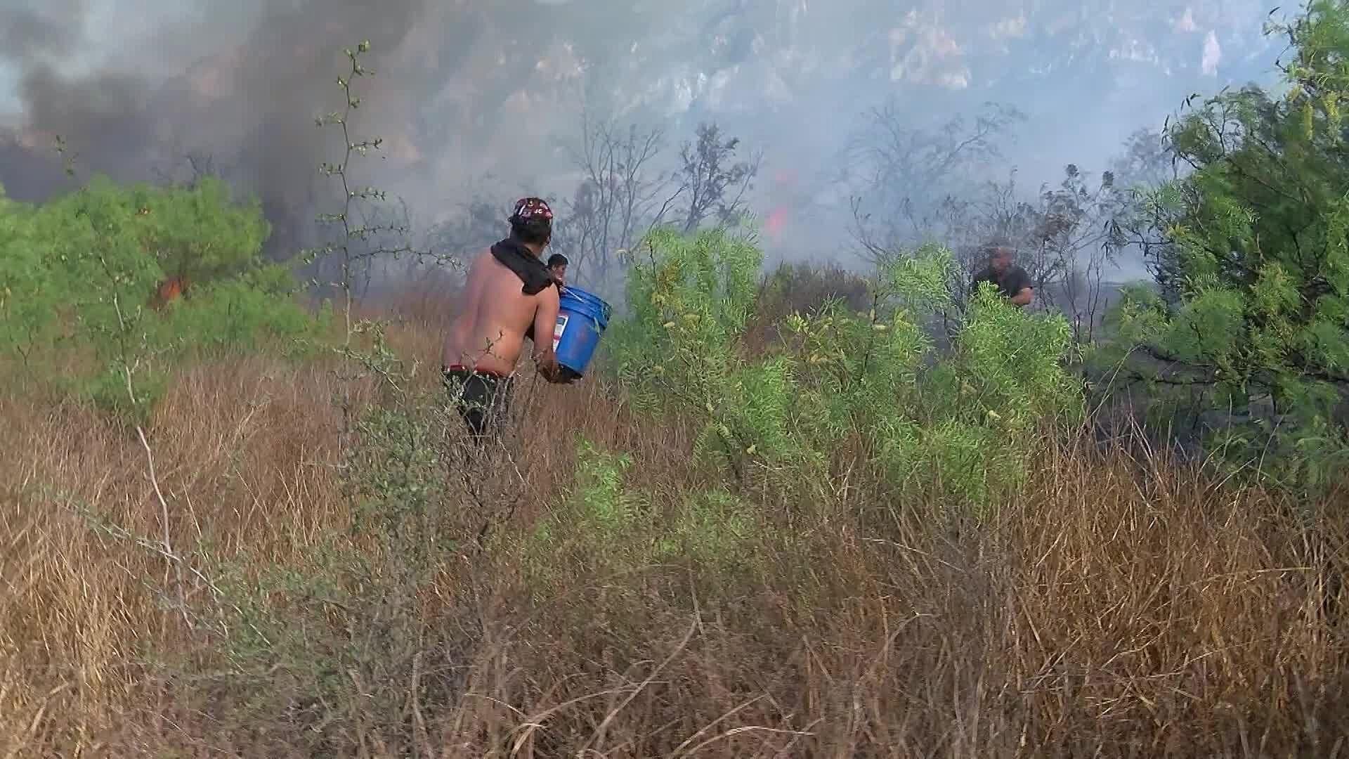 Afecta Incendio a Vecinos en Rinconada en García