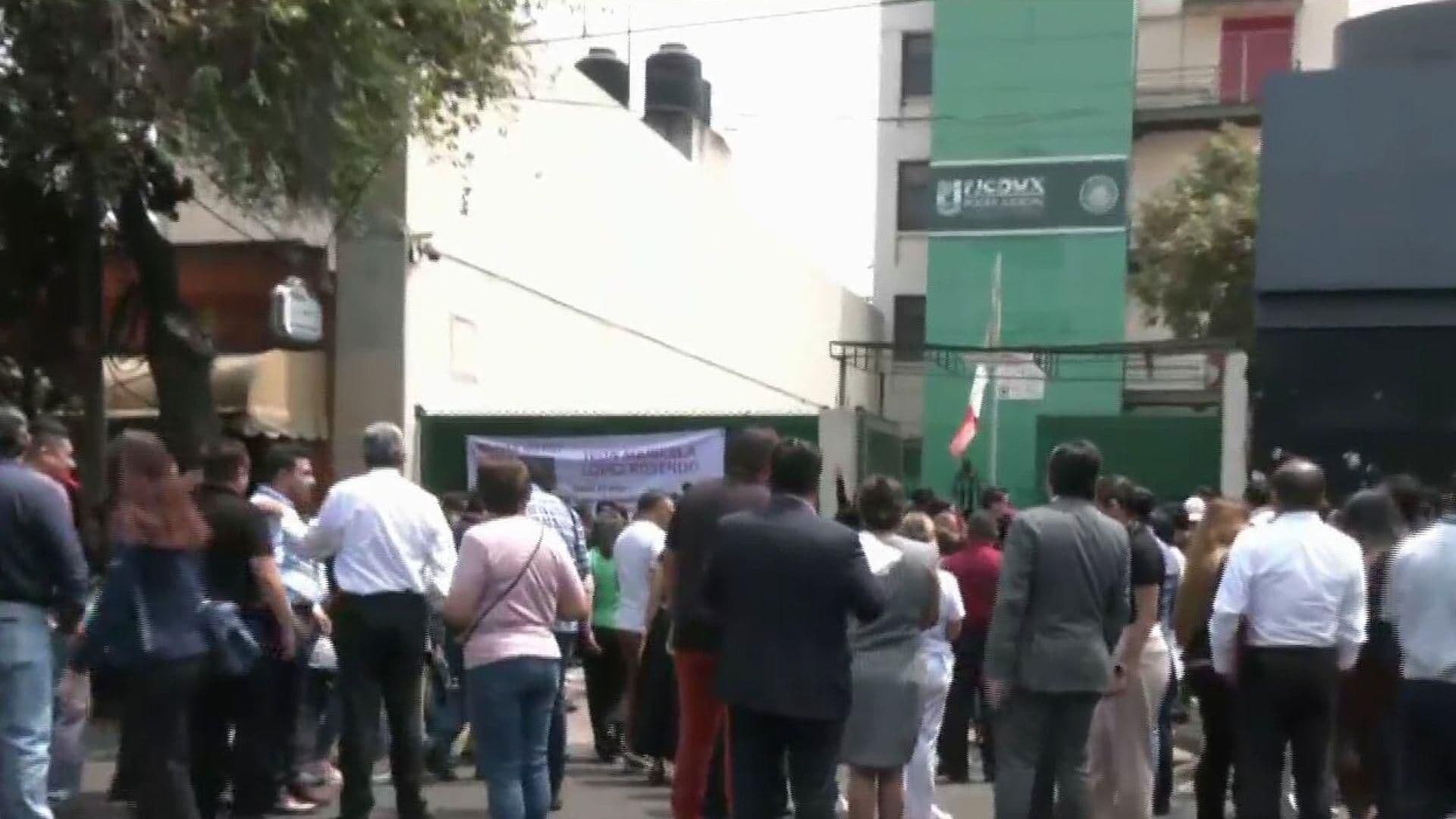 Desalojan Juzgados en la Col. Doctores, CDMX, por Alerta contra Incendios