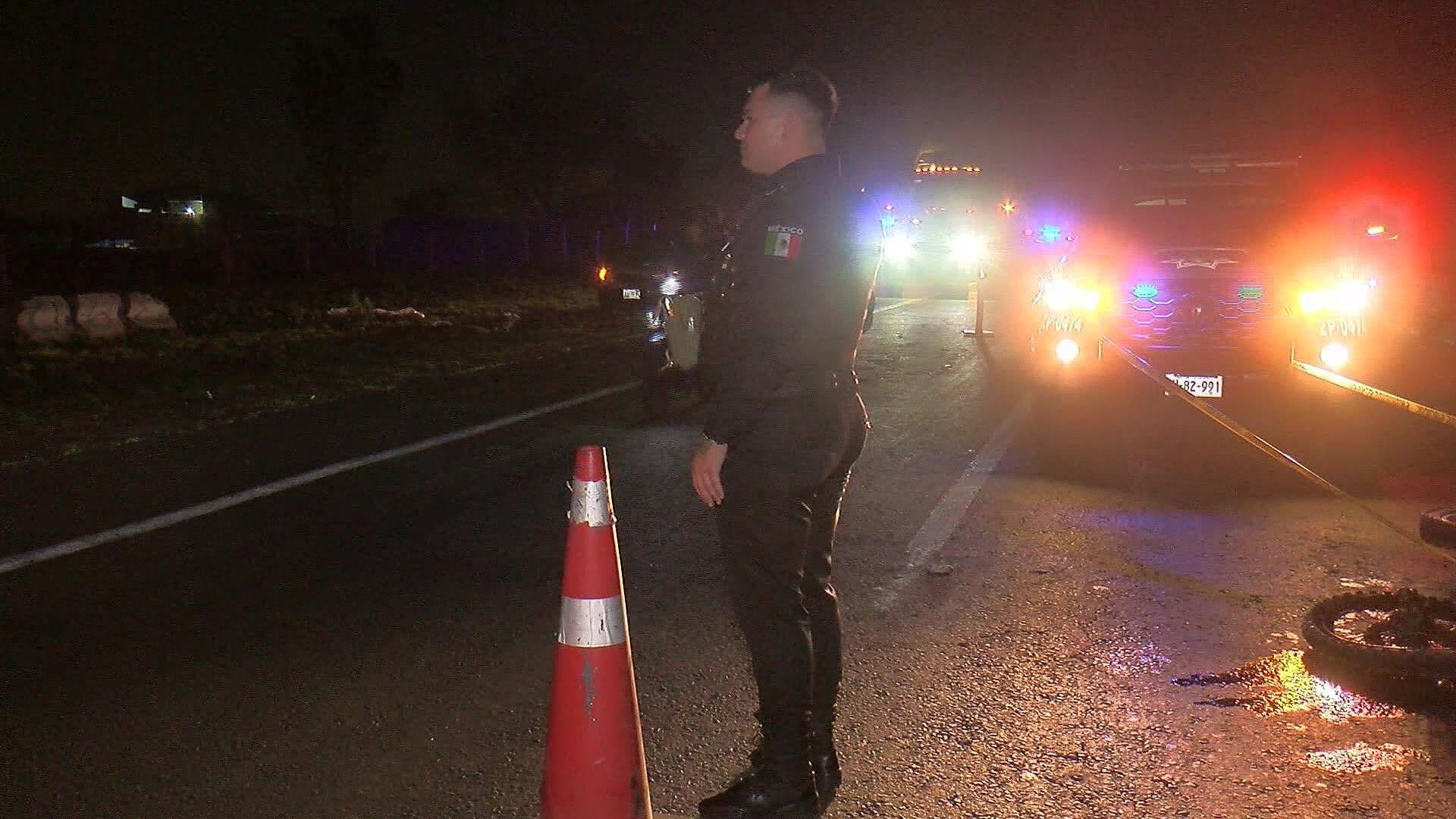 4 Jóvenes Chocaron Cuando Viajaban en Moto en la Carretera a Colotlán, una Mujer Murió